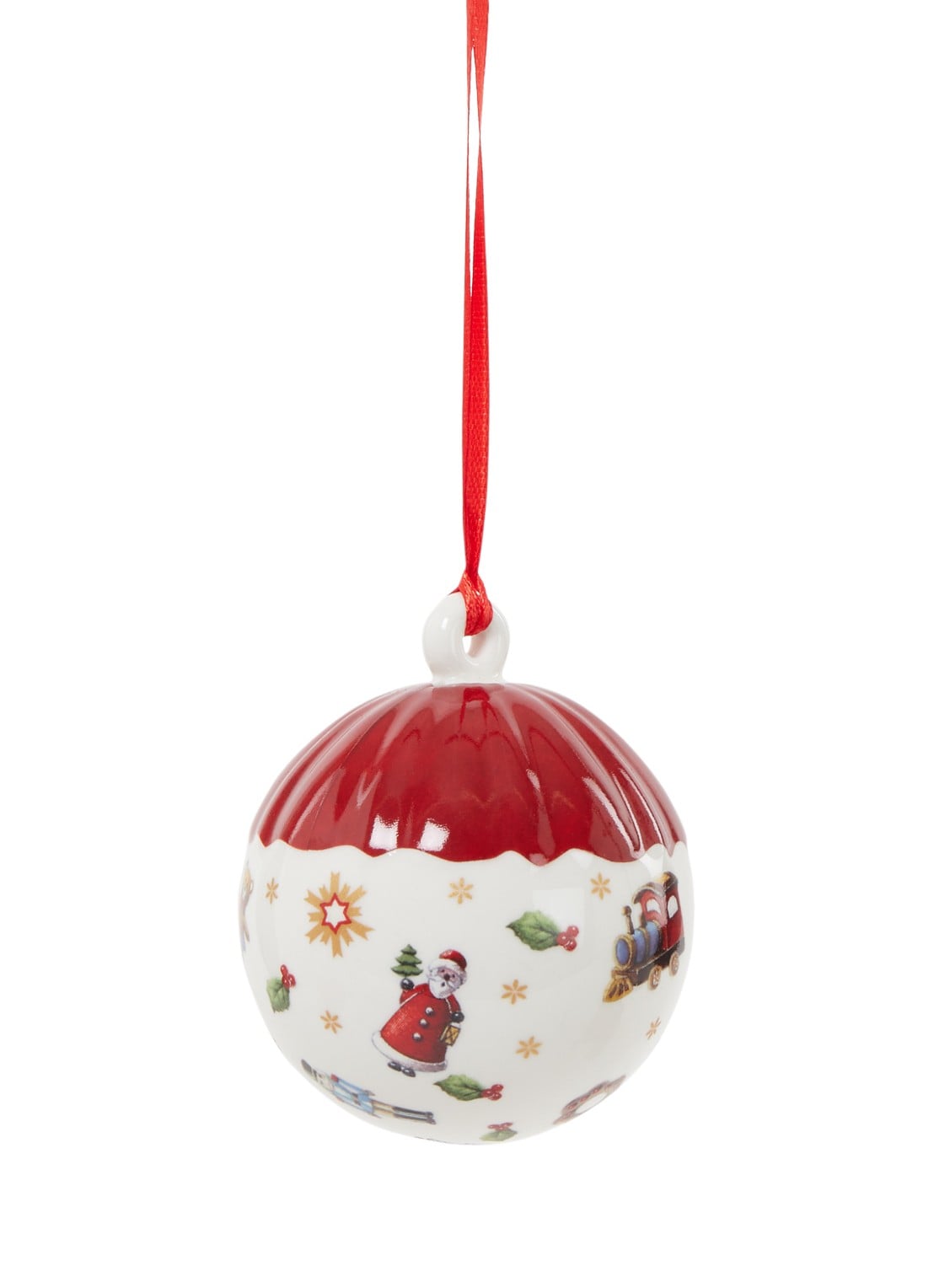 Villeroy & Boch Toy's Delight kerstbal 6 cm - voorkant 3 steenrood
