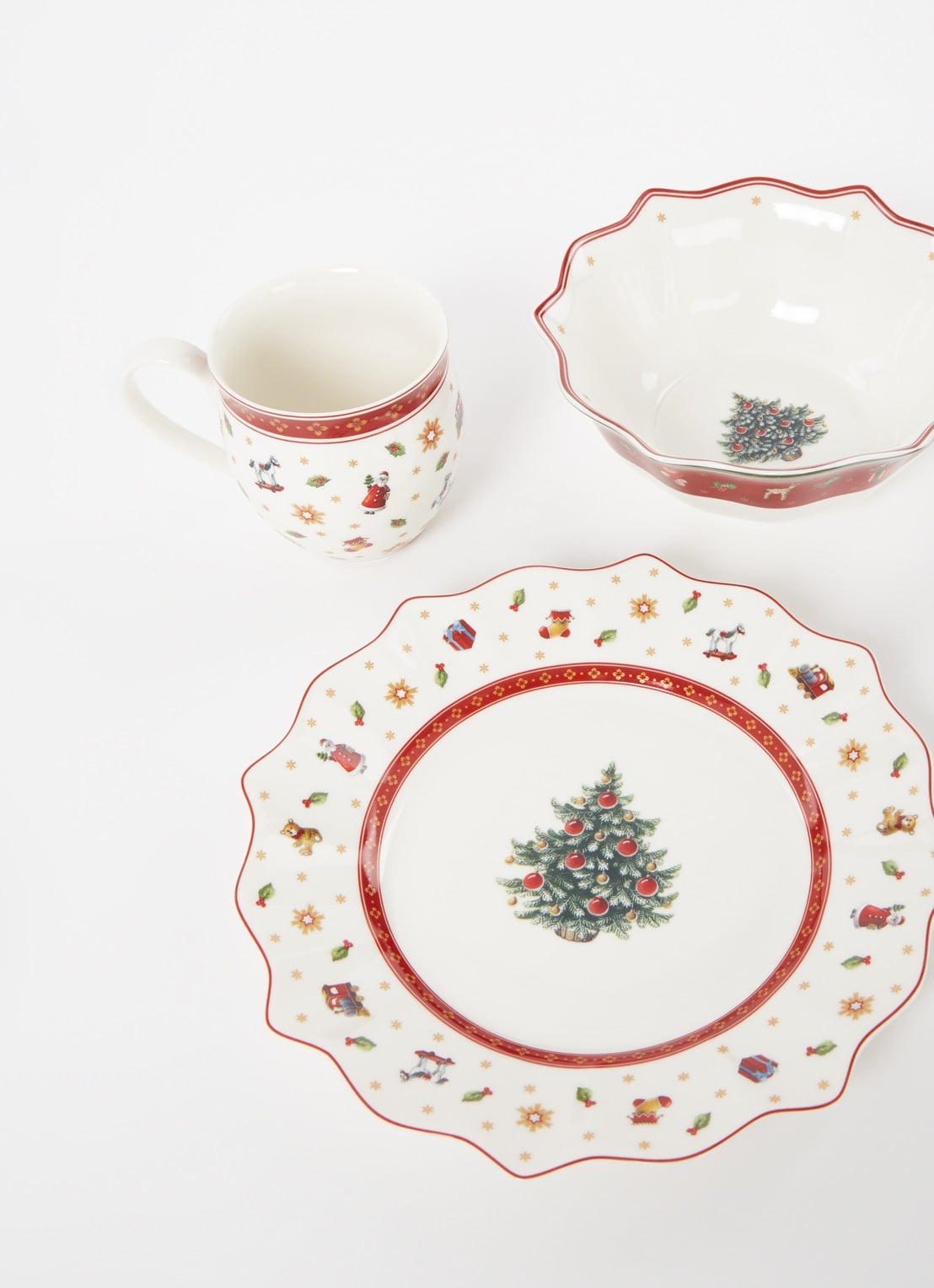Villeroy & Boch Toy's Delight ontbijtset 6-delig - voorkant 2 wit