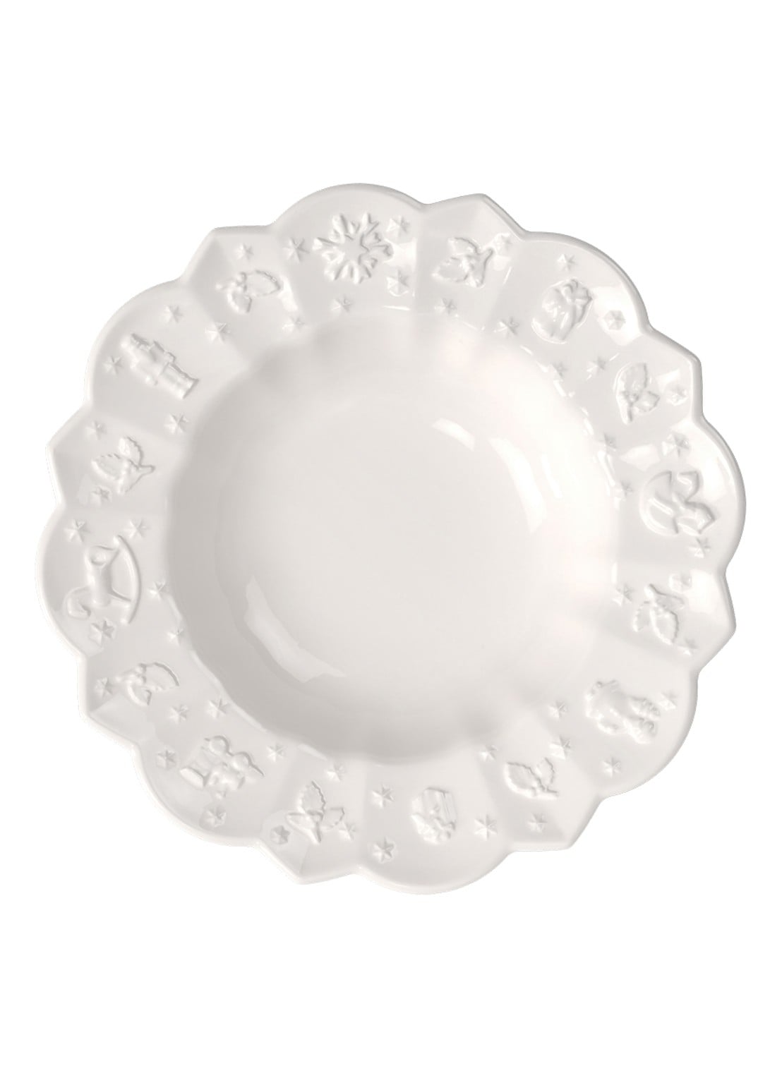 Villeroy & Boch Toy's Delight Royal Classic diep bord 23,5 cm  - voorkant gebroken wit