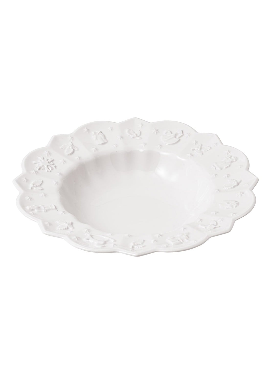 Villeroy & Boch Toy's Delight Royal Classic diep bord 23,5 cm  - voorkant 2 gebroken wit