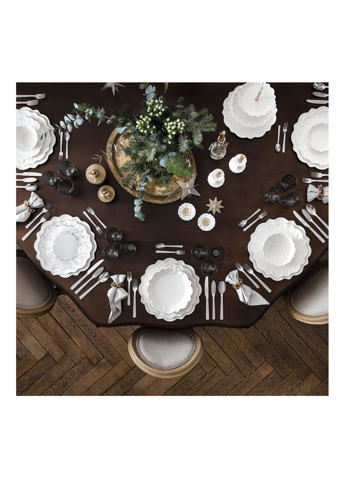 Villeroy & Boch Toy's Delight Royal Classic Kerst ontbijtbord 24 cm - detail 7 gebroken wit