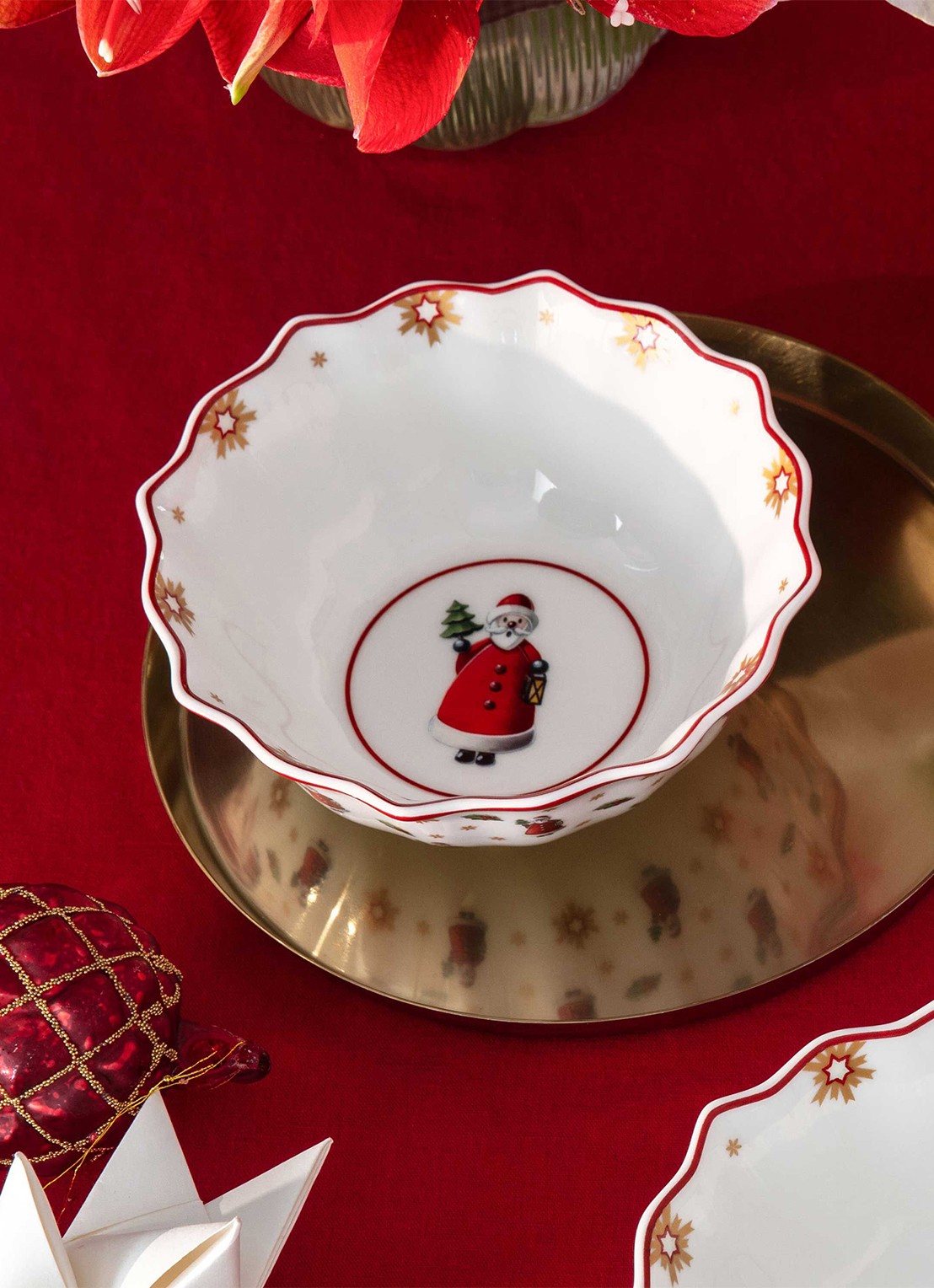 Villeroy & Boch Toy's Delight Santa serviesset 6-delig - achterkant gebroken wit