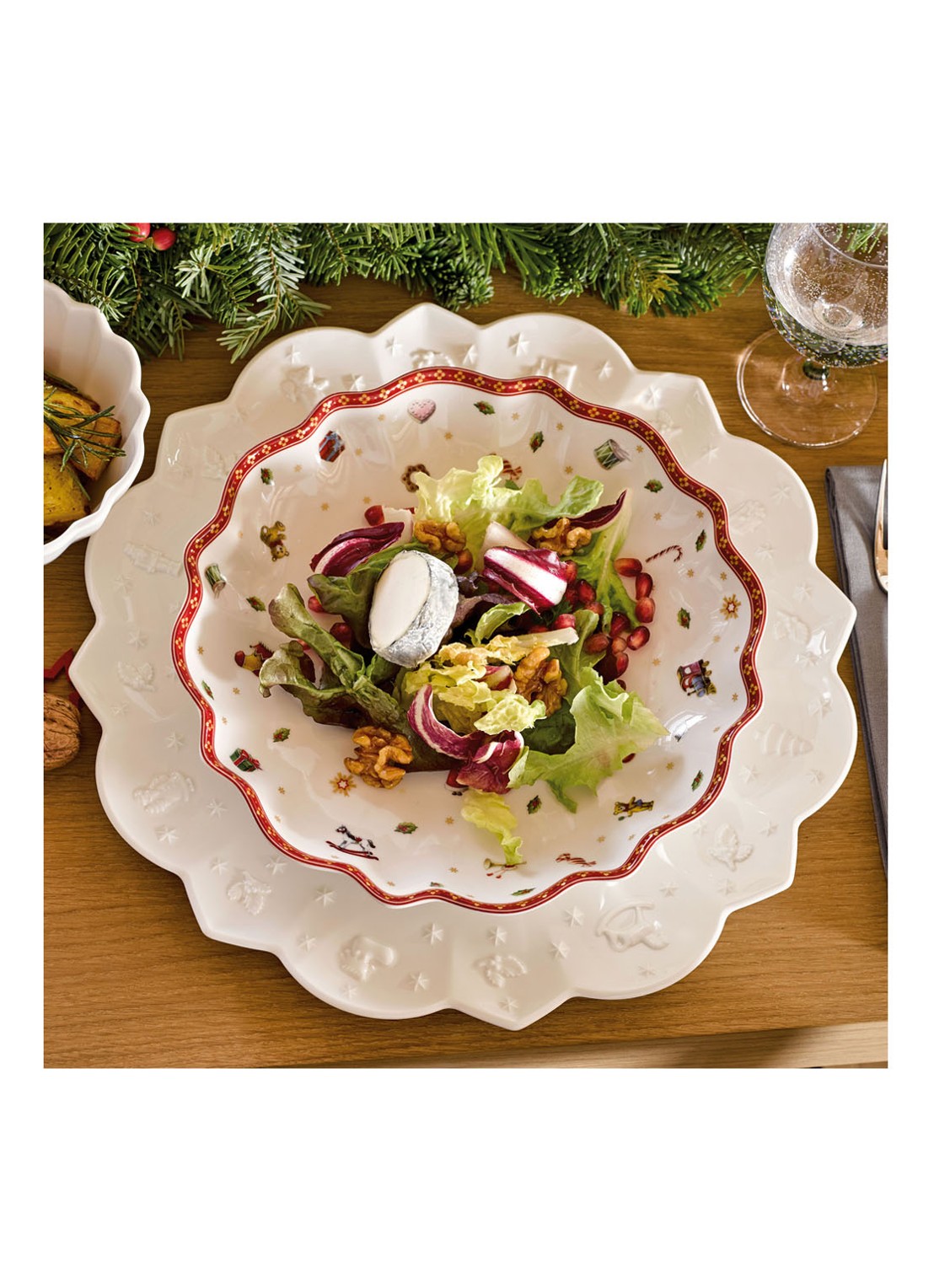 Villeroy & Boch Toy's Delight schaal 24 cm  - detail 5 gebroken wit