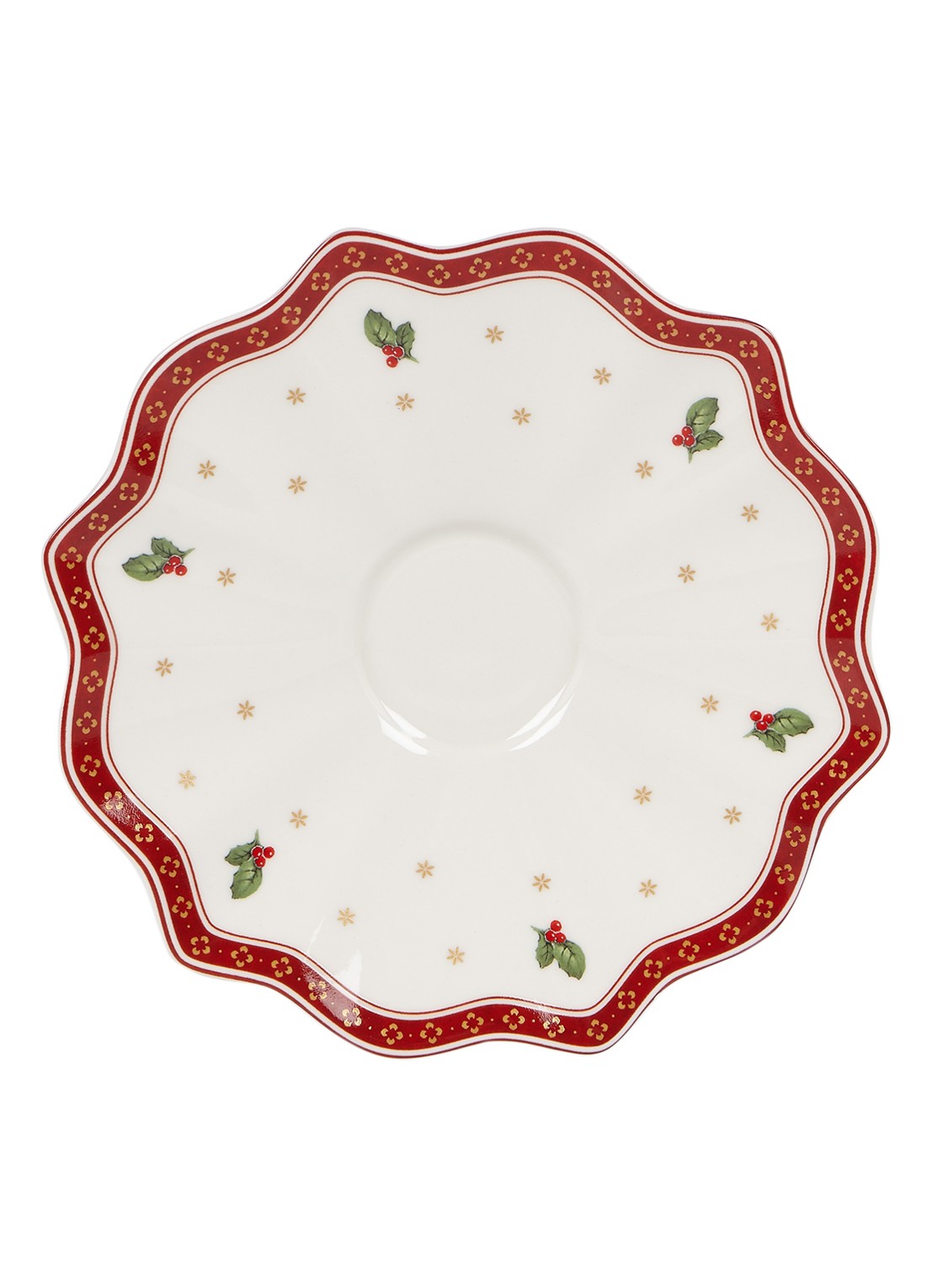 Villeroy & Boch Toy's Delight schotel 18 cm - detail steenrood