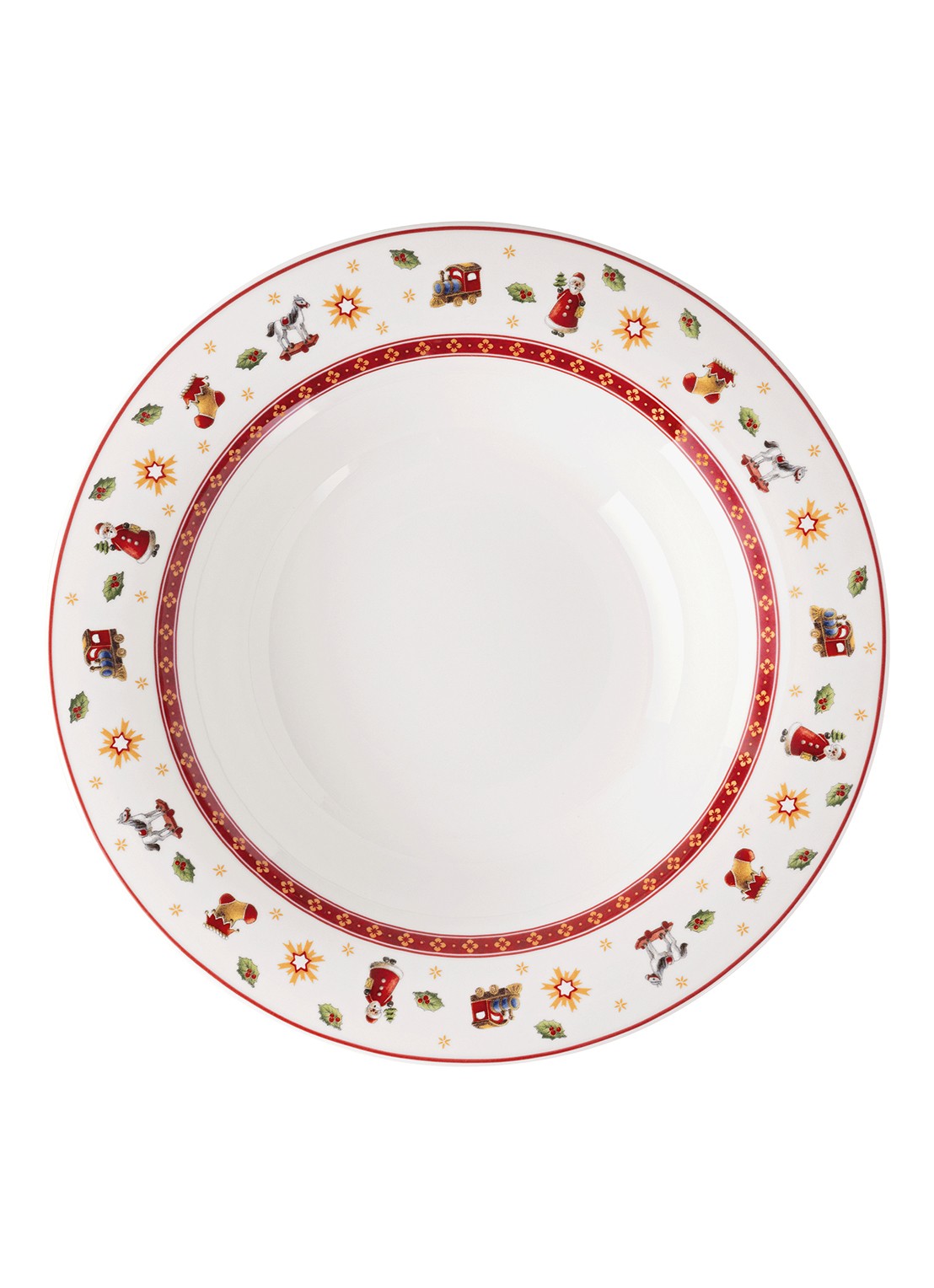 Villeroy & Boch Toy's Delight Specials diep bord 23 cm - voorkant 3 gebroken wit