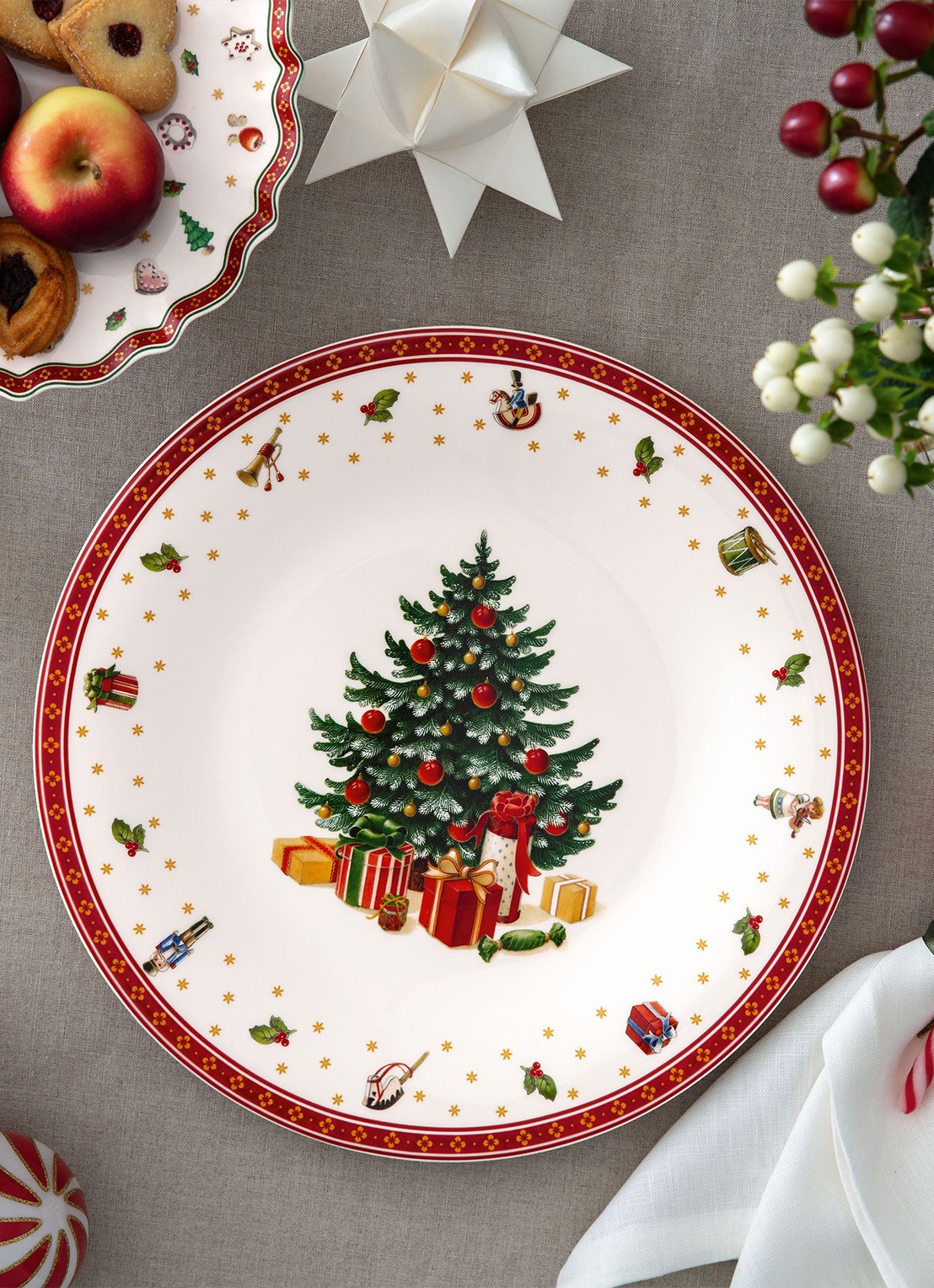 Villeroy & Boch Toy's Delight Specials onderbord 30 cm - voorkant 2 gebroken wit