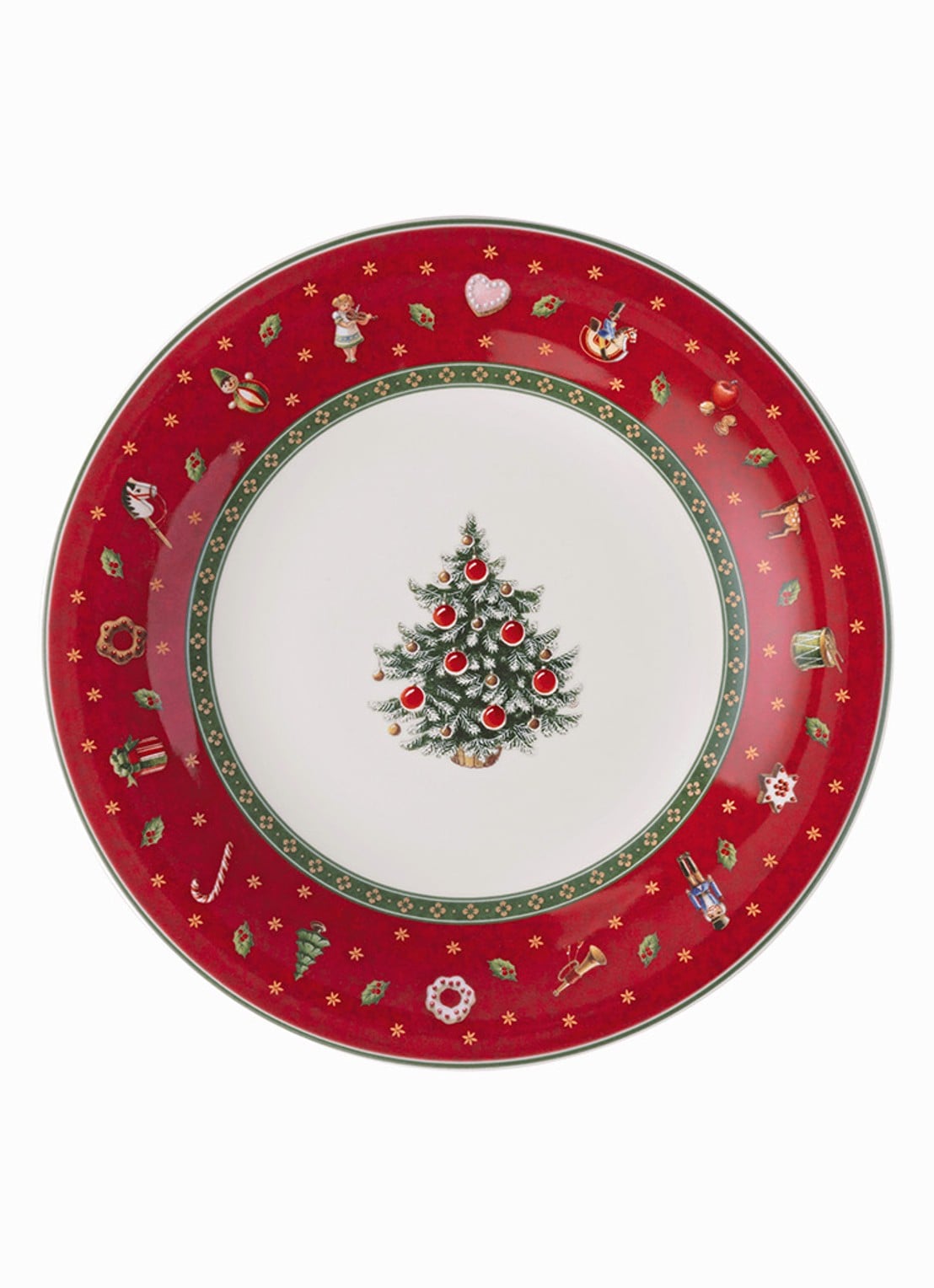 Villeroy & Boch Toy's Delight Specials ontbijtbord 21,5 cm - voorkant rood