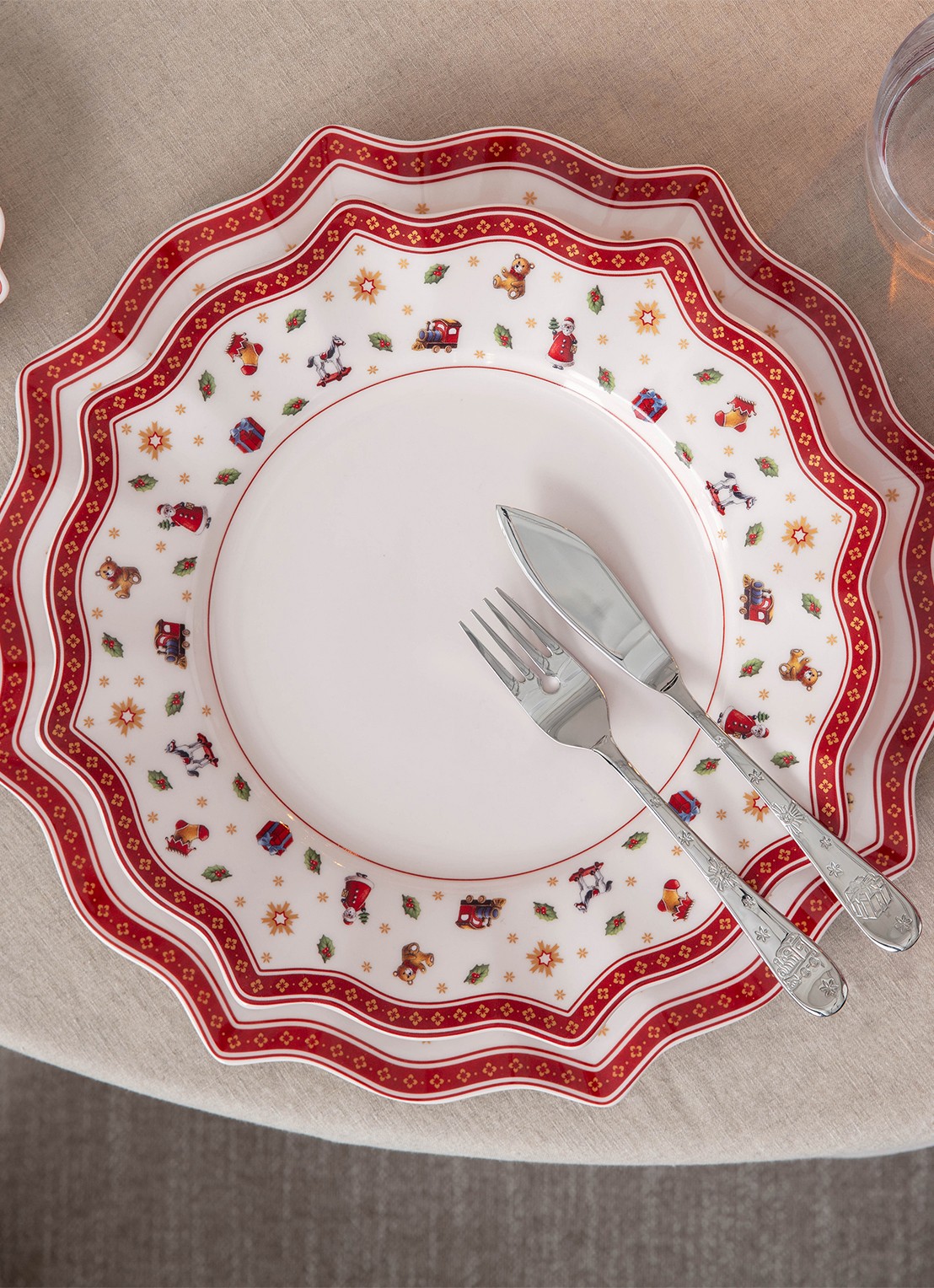 Villeroy & Boch Toy's Delight visbestekset 2-delig - voorkant 2 zilver