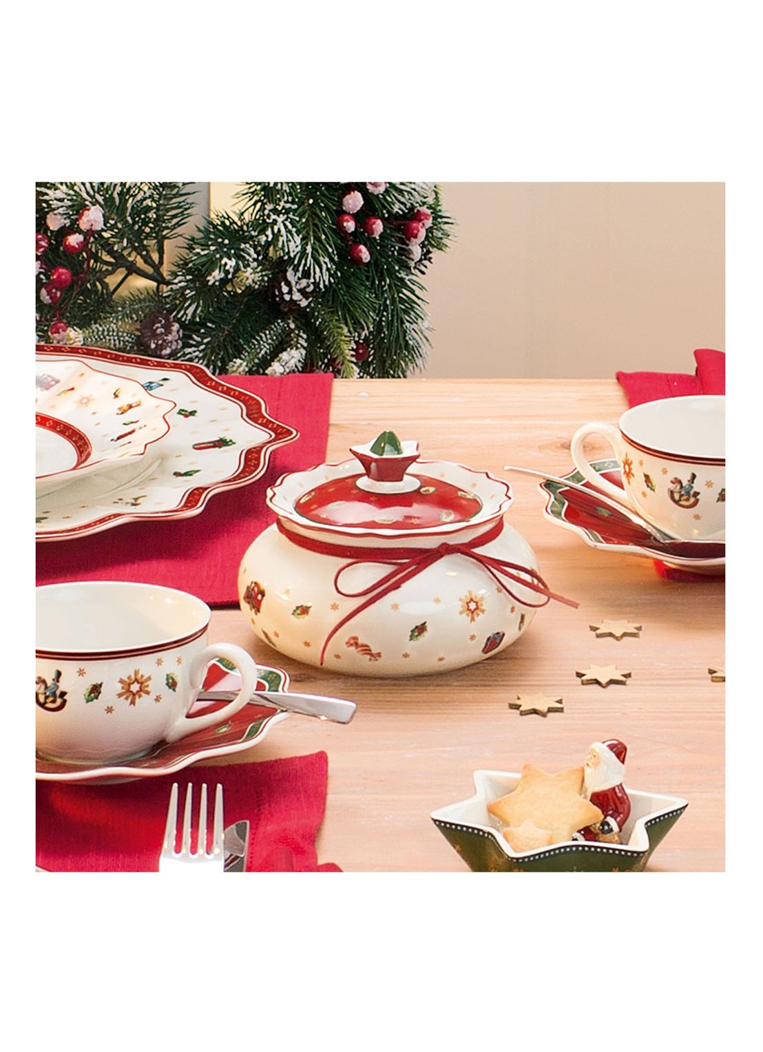 Villeroy & Boch Toy's Delight voorraadpot 35 cl - detail 2 steenrood