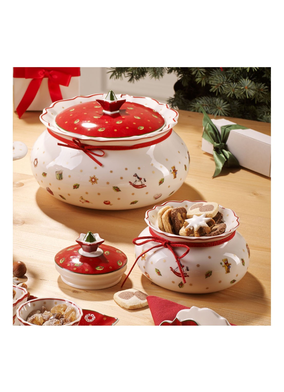 Villeroy & Boch Toy's Delight voorraadpot 35 cl - detail 3 steenrood