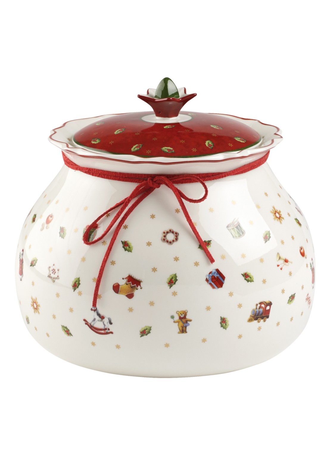 Villeroy & Boch Toy's Delight voorraadpot 35 cl - voorkant 5 steenrood