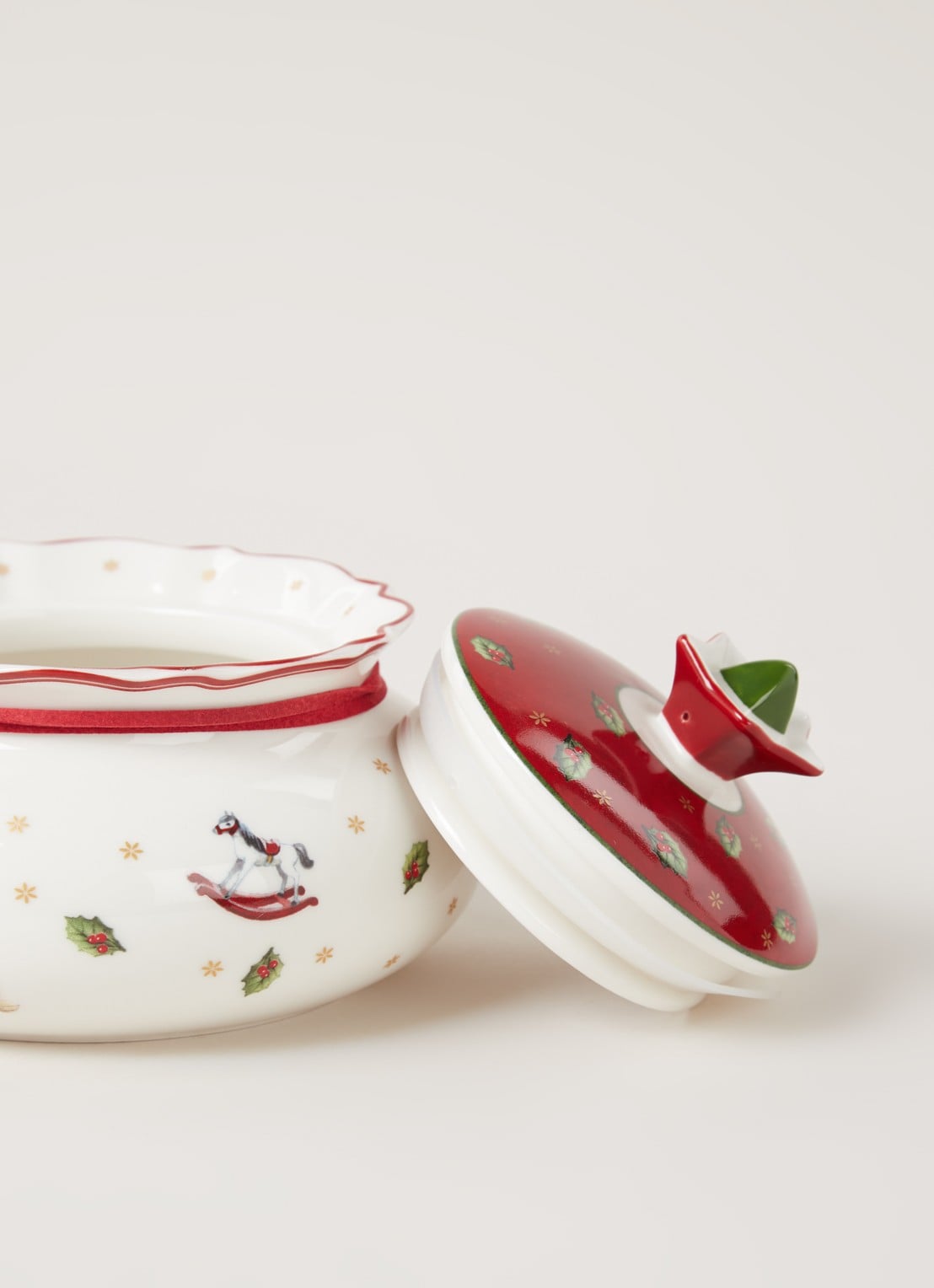 Villeroy & Boch Toy's Delight voorraadpot 52 cl - detail gebroken wit