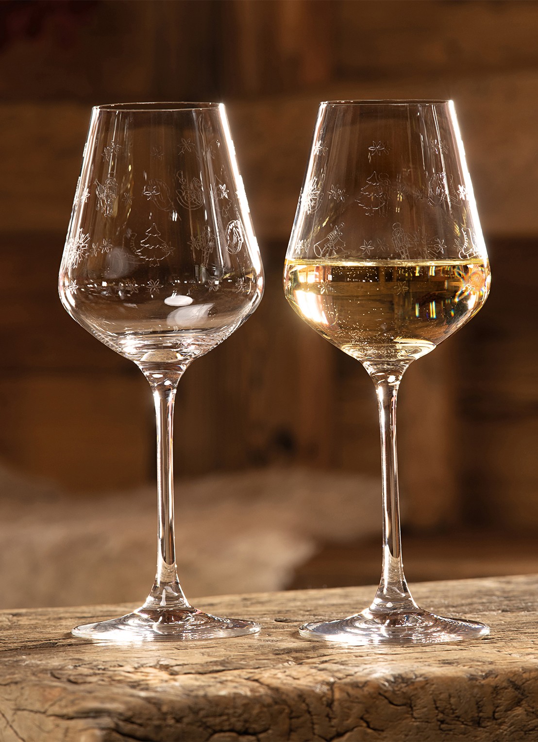 Villeroy & Boch Toy's Delight witte wijnglas 38 cl set van 2 - detail 3 transparant