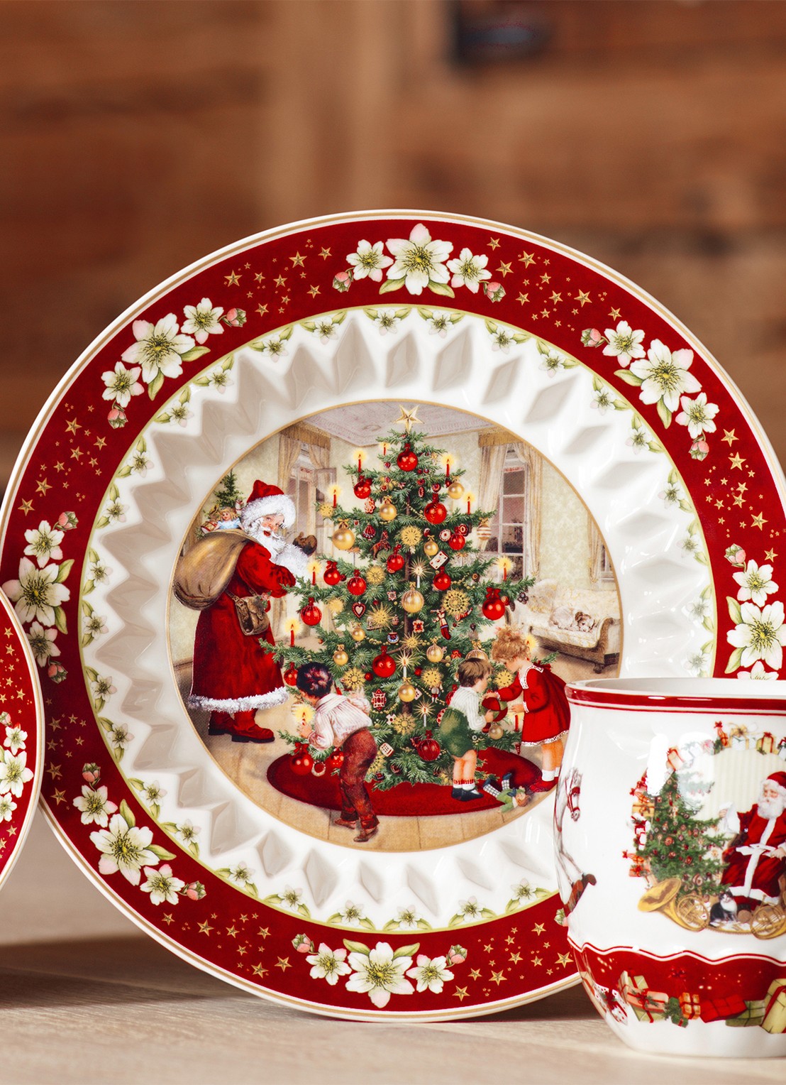 Villeroy & Boch Toy's Fantacy diep bord 25 cm - detail 4 steenrood