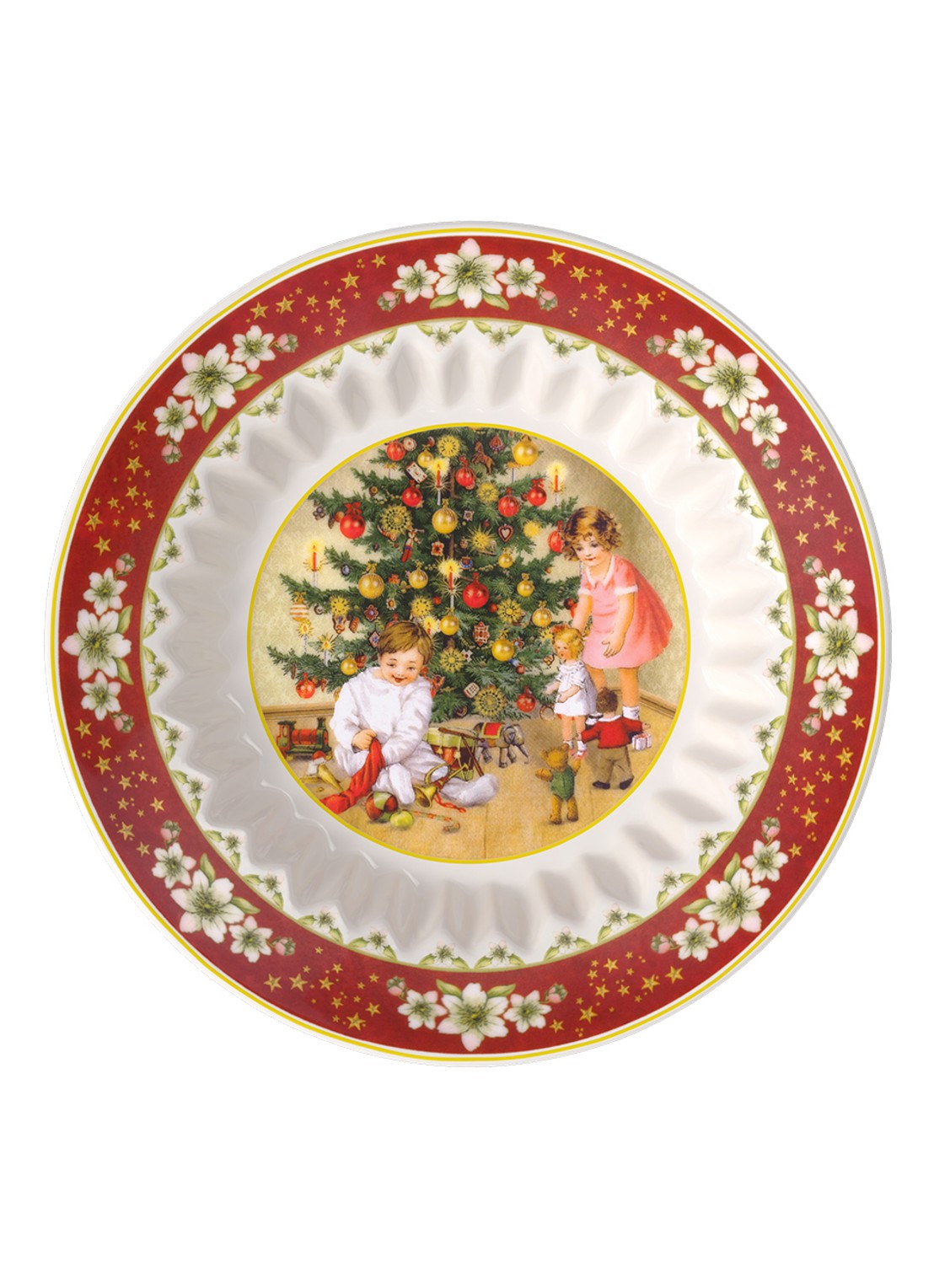 Villeroy & Boch Toy's Fantasy diep ontbijtbord 16,5 cm  - voorkant 5 steenrood