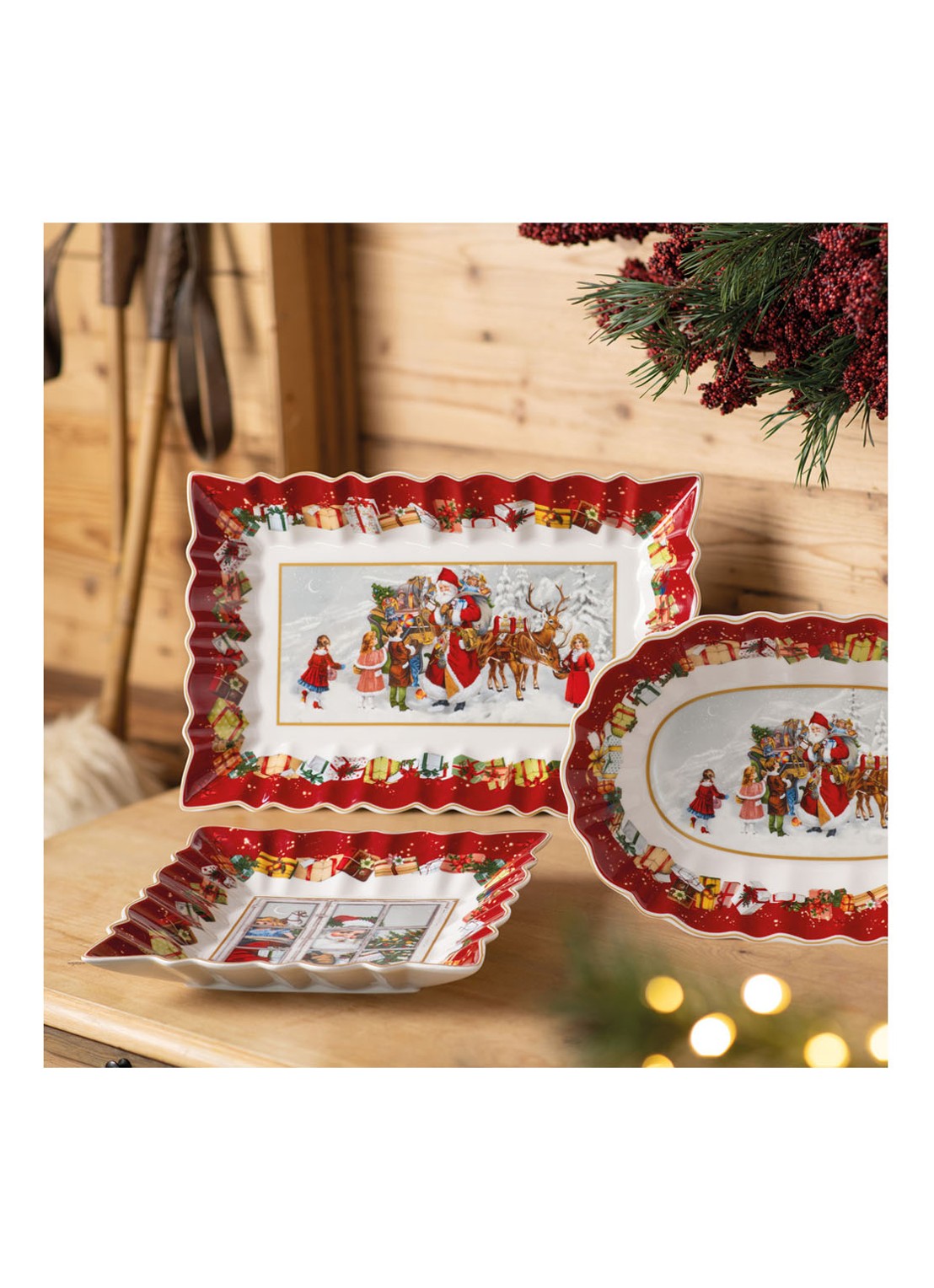 Villeroy & Boch Toy's Fantasy serveerschaal 36 cm - detail 6 steenrood
