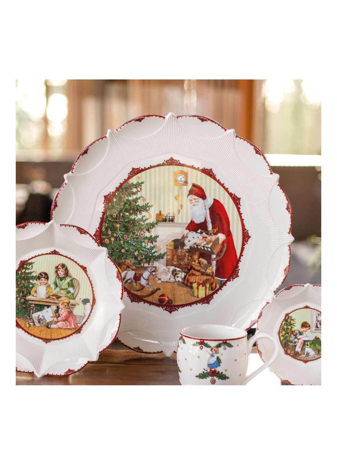 Villeroy & Boch Toy's Fantasy serveerschaal 42 cm - detail 4 gebroken wit