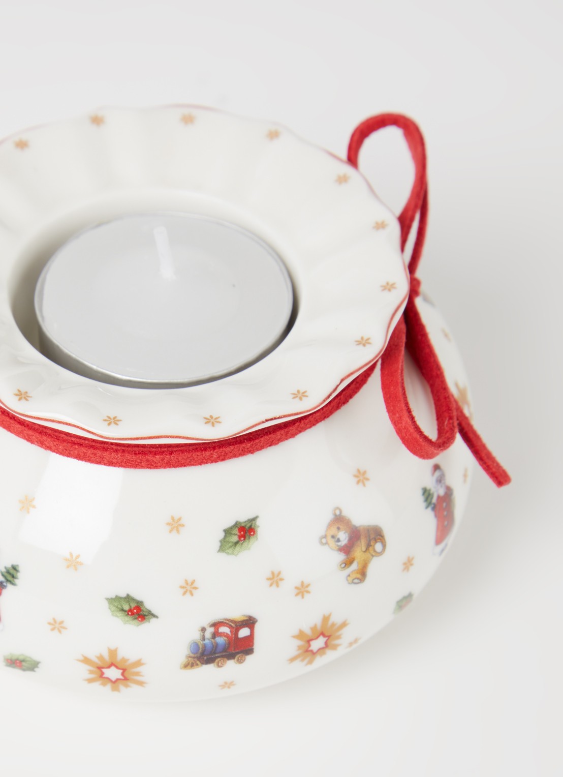 Villeroy & Boch Toys Delight Decoration waxinelichthouder 6 cm - detail wit