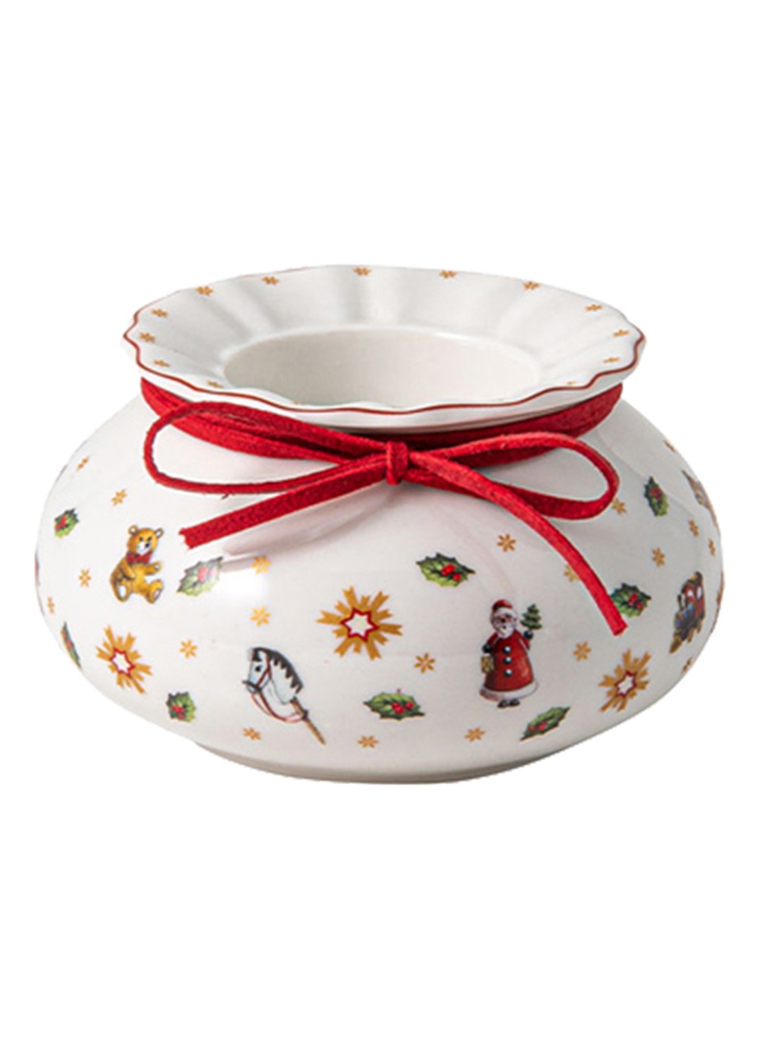 Villeroy & Boch Toys Delight Decoration waxinelichthouder 6 cm - voorkant 3 wit