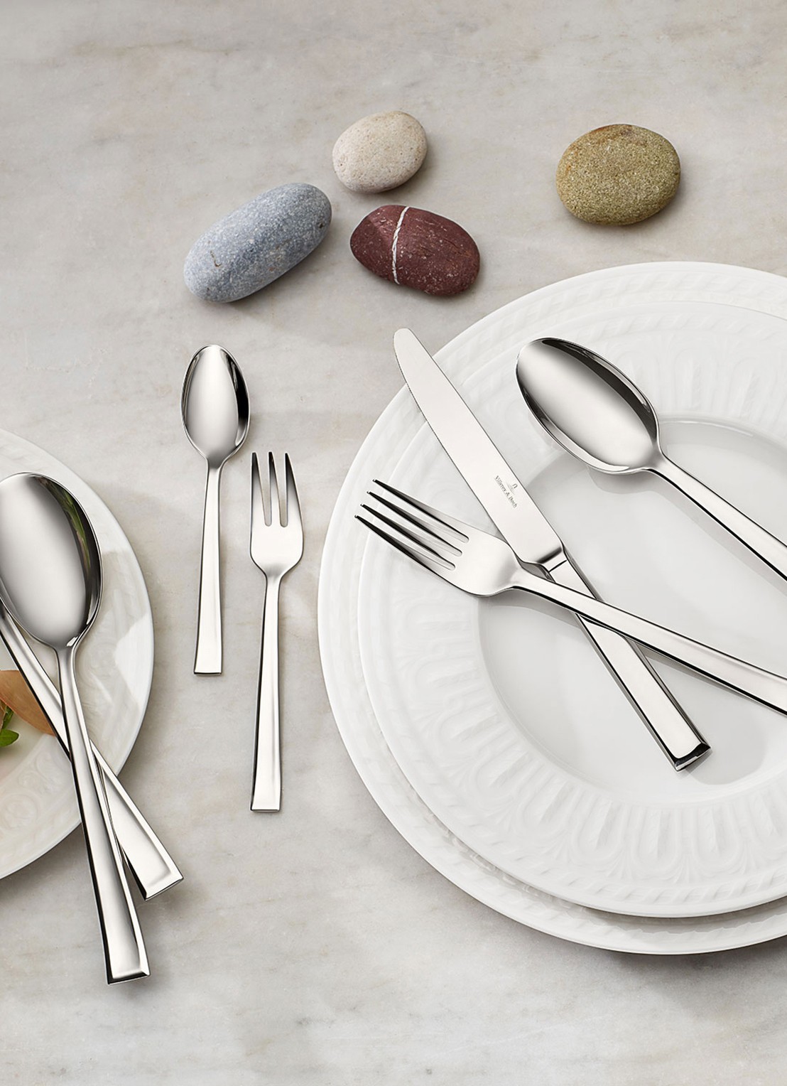 Villeroy & Boch Victor bestekset 68-delig - voorkant 4 zilver