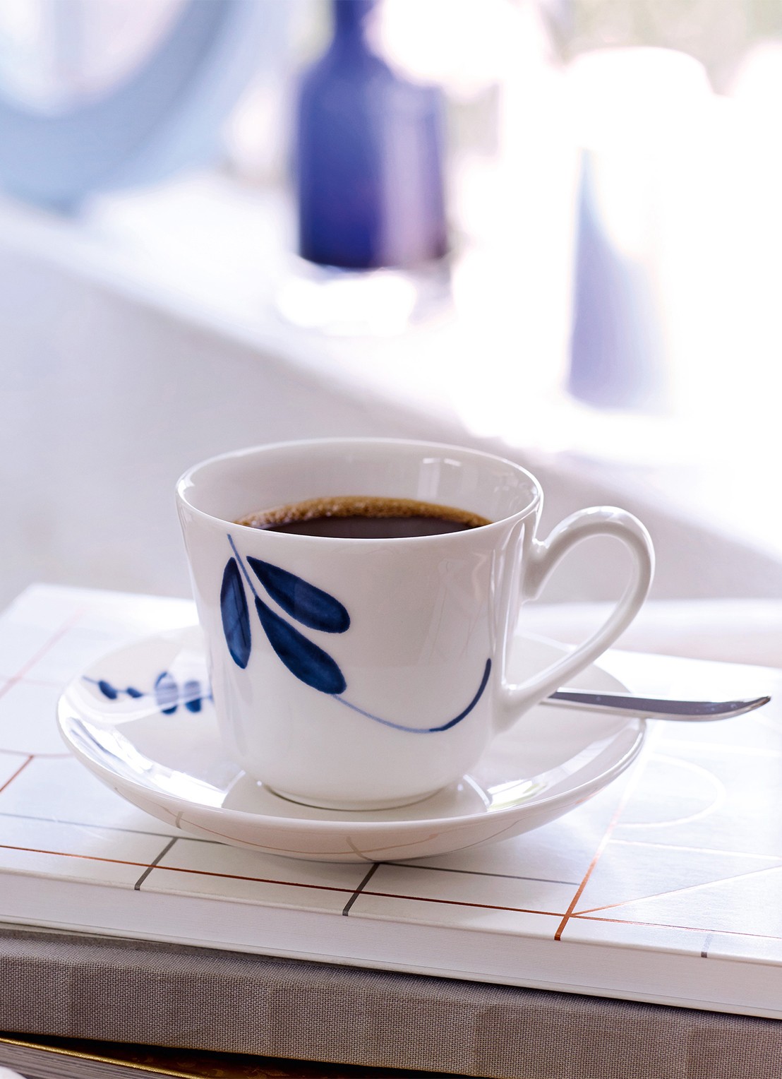 Villeroy & Boch Vieux Luxembourg Brindille espressokopje 10 cl - achterkant gebroken wit