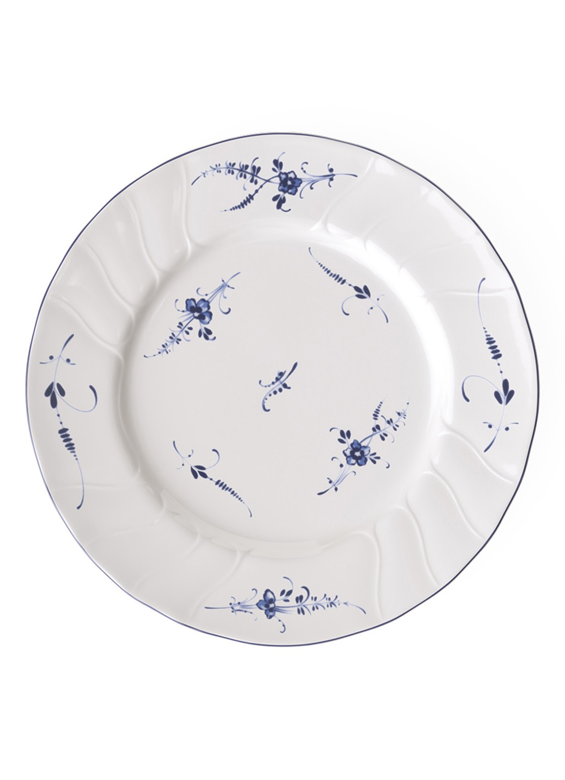 Villeroy & Boch Vieux Luxembourg dinerbord 26 cm - voorkant 2 gebroken wit