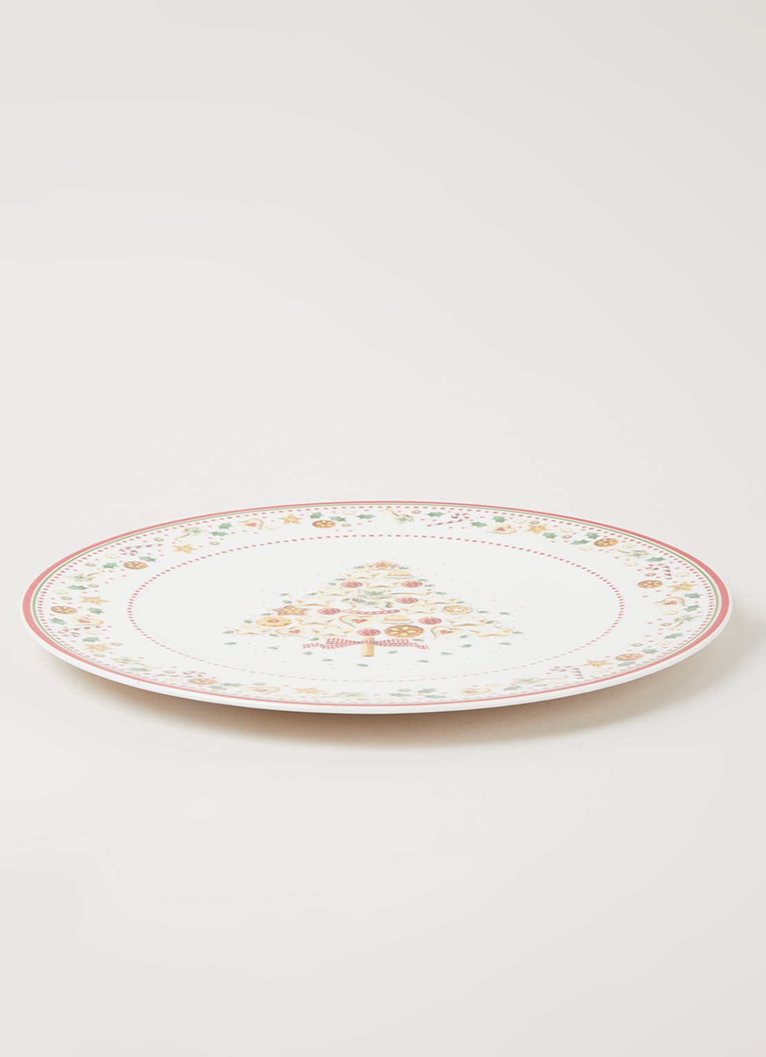 Villeroy & Boch Winter Bakery Delight Kerst onderbord 32 m - voorkant 3 gebroken wit