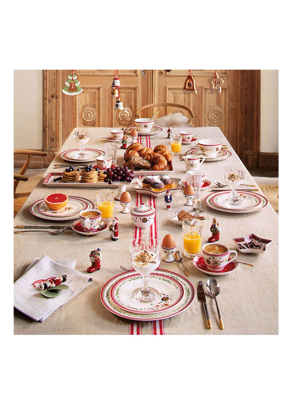 Villeroy & Boch Winter Bakery Delight Kerst ontbijtbord 21 cm - detail 7 gebroken wit