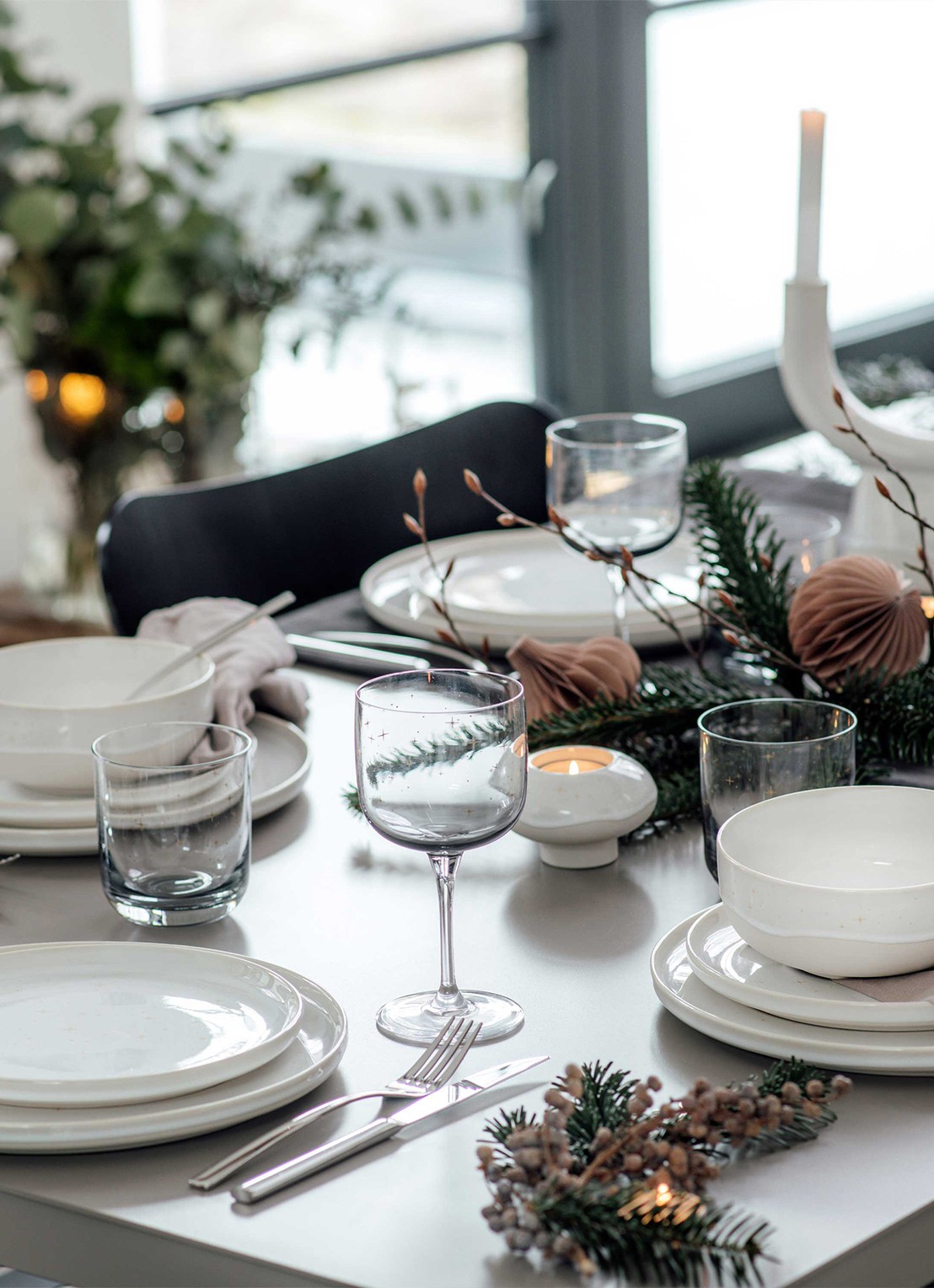 Villeroy & Boch Winter Glow kom 15 cm - detail 4 gebroken wit