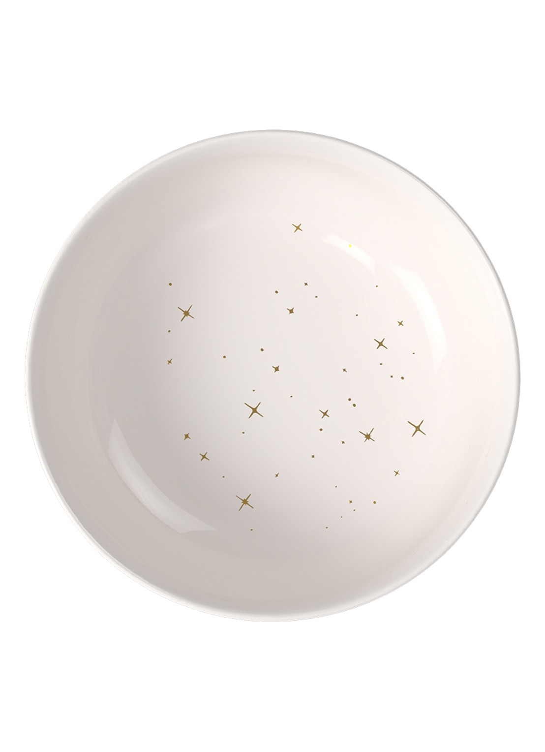 Villeroy & Boch Winter Glow kom 15 cm - voorkant 2 gebroken wit