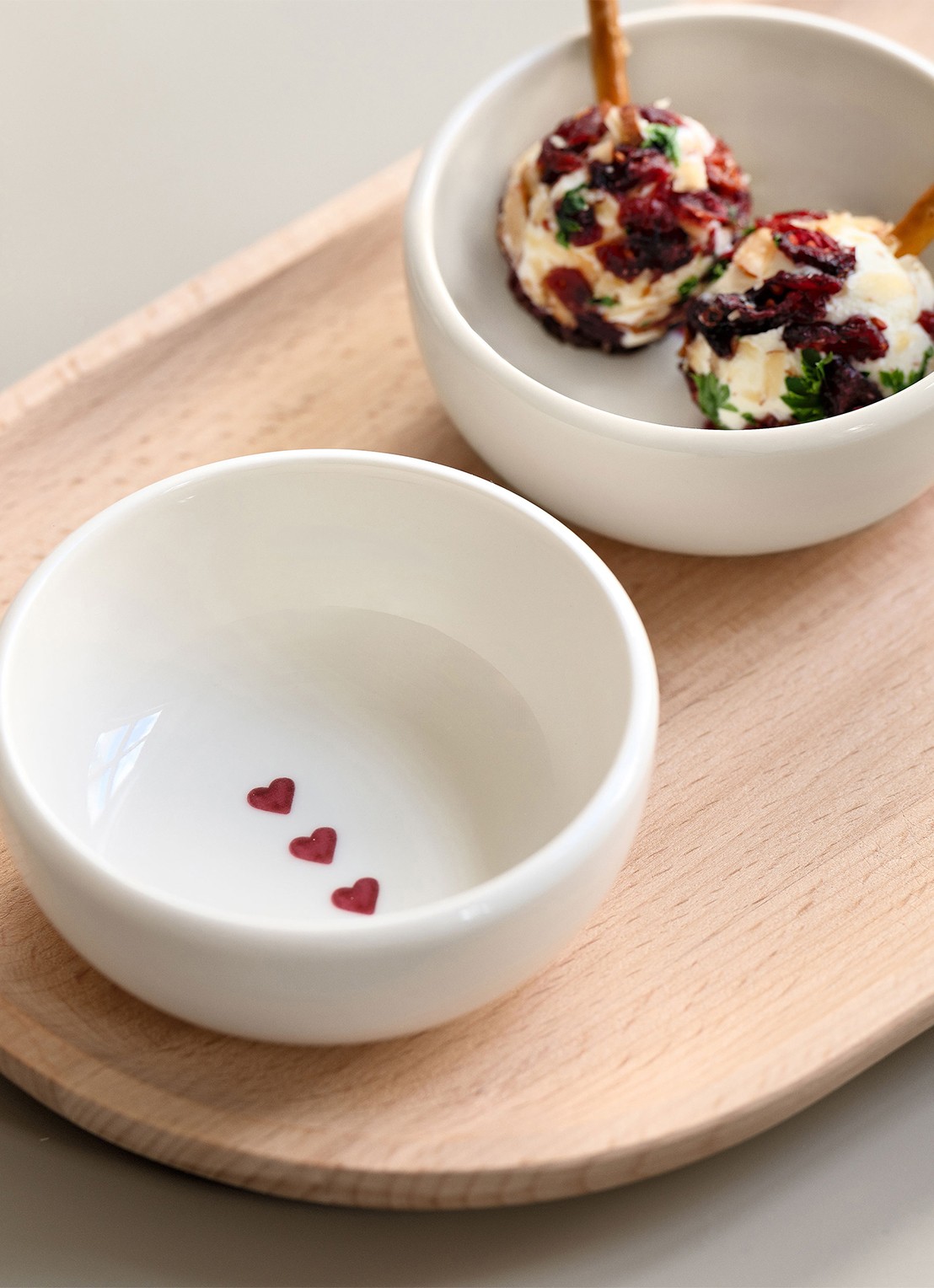 Villeroy & Boch With Love dipschaal 8 cm - achterkant wit