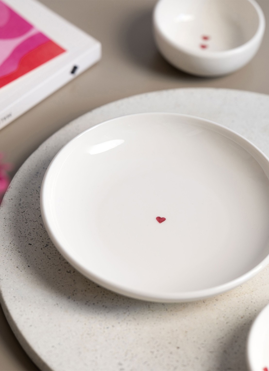 Villeroy & Boch With Love gebaksbordje 16 cm - voorkant 2 wit