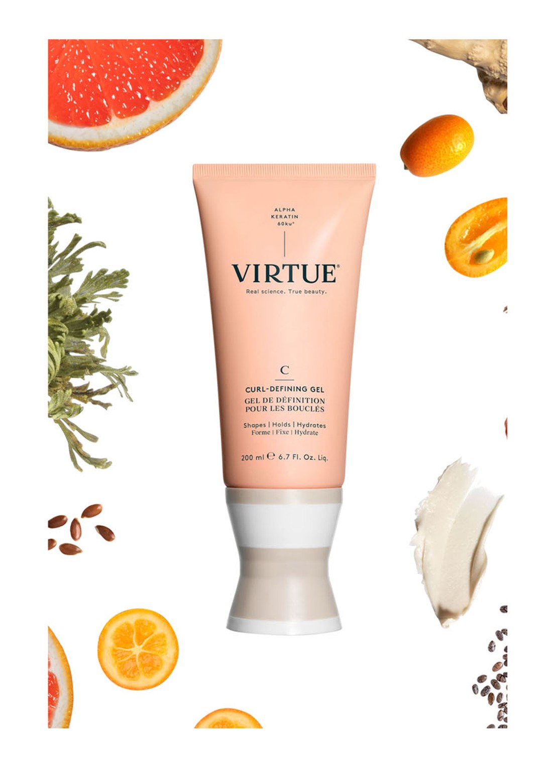 Virtue Curl-Defining Gel - haargel voor krullen - detail 3 undefined