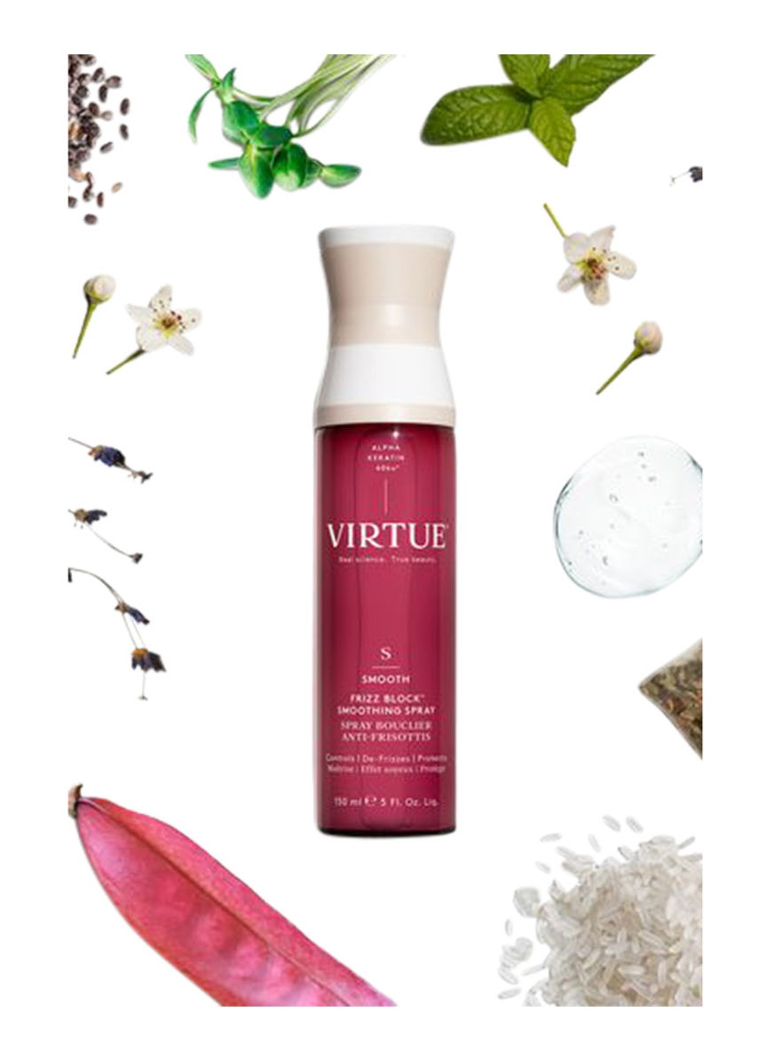 Virtue Frizz Block Smoothing Spray - anti-pluis haarspray - detail 4 undefined