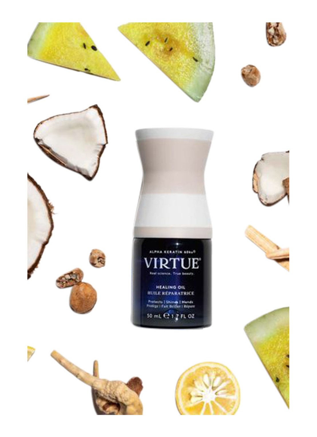 Virtue Healing Oil - hydraterende en herstellende haarolie - detail 3 undefined