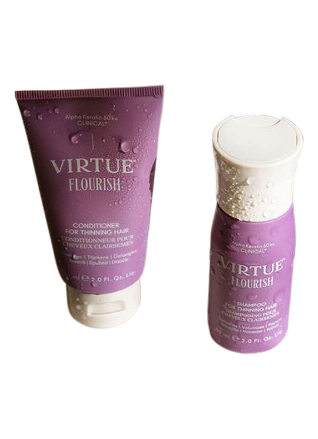 Virtue Mini Flourish Shampoo - travel size shampoo voor fijn haar - detail 3 undefined