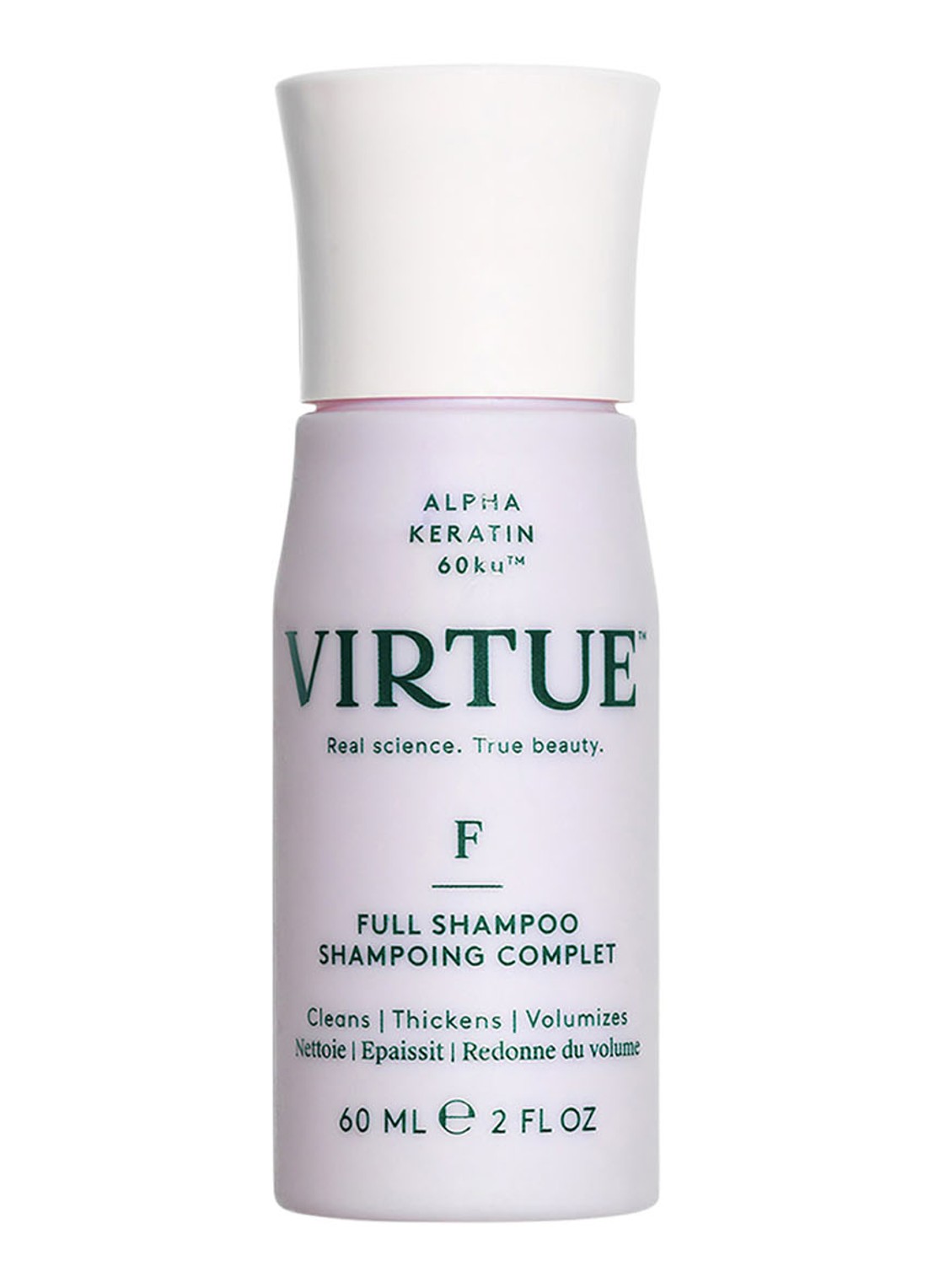 Virtue Mini Full Shampoo - travel size volume shampoo - voorkant undefined