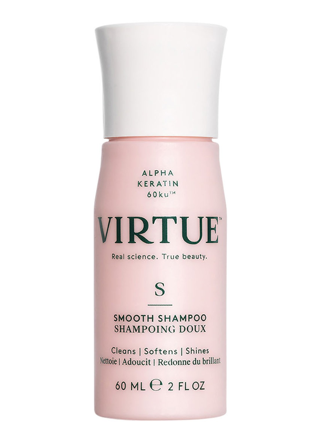 Virtue Mini Smooth Shampoo - travel size shampoo - voorkant undefined