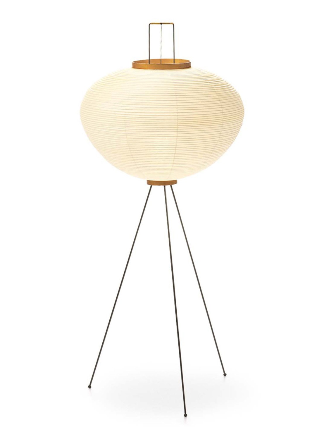 Vitra Akari 10A vloerlamp 123 cm - voorkant beige
