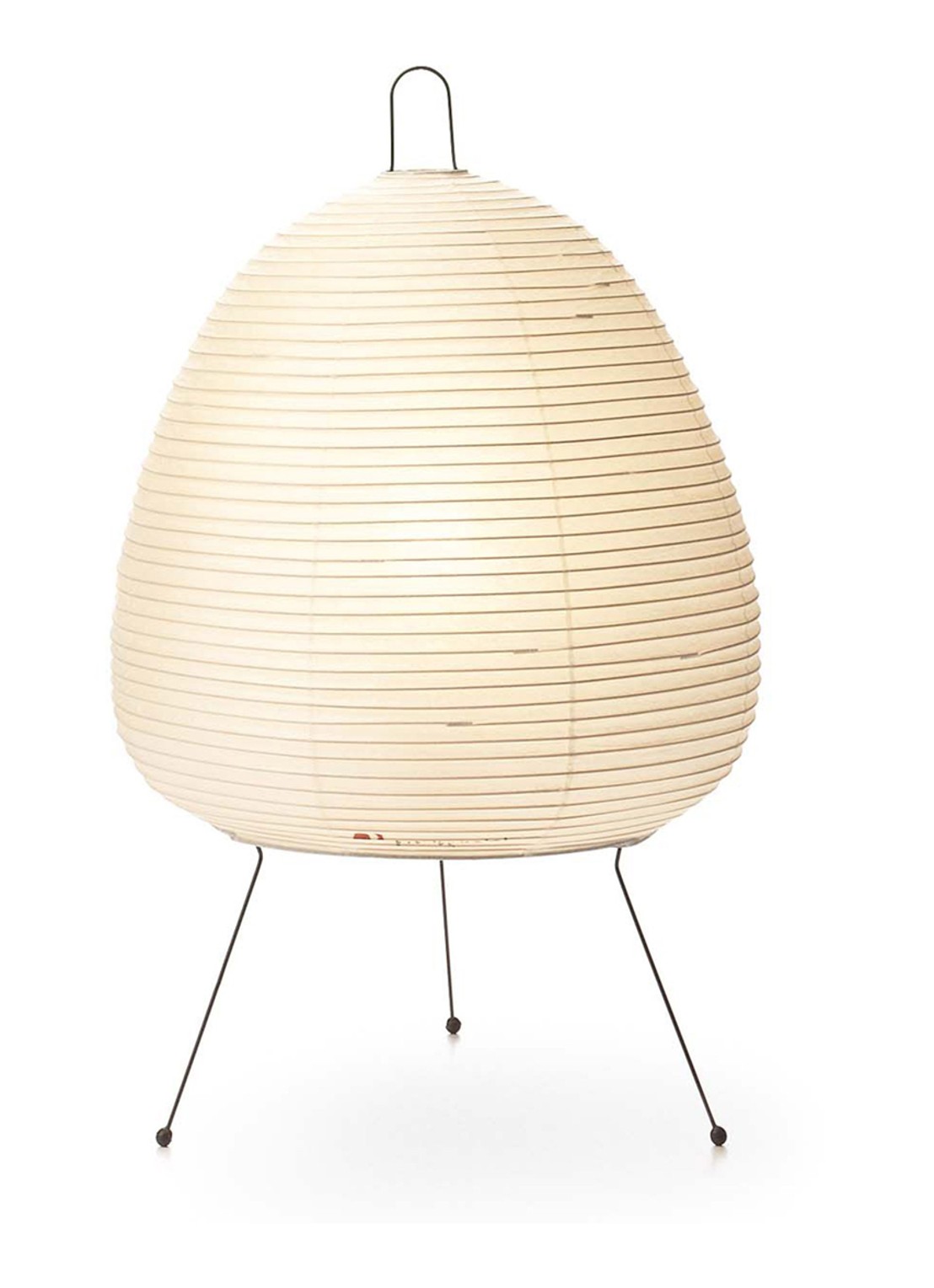 Vitra Akari 1A tafellamp Ø25 cm - voorkant creme