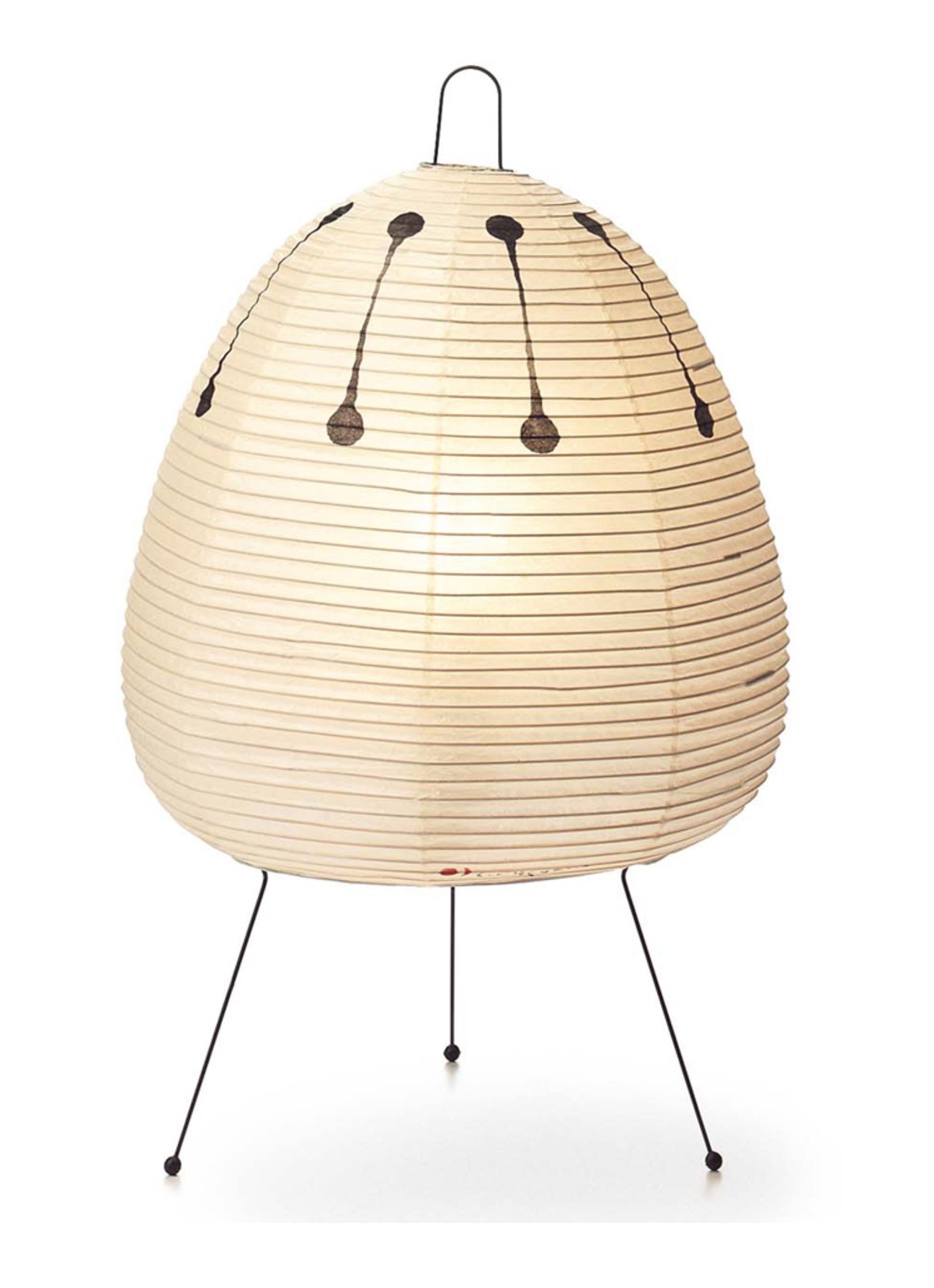 Vitra Akari 1AD tafellamp 43 cm - voorkant beige