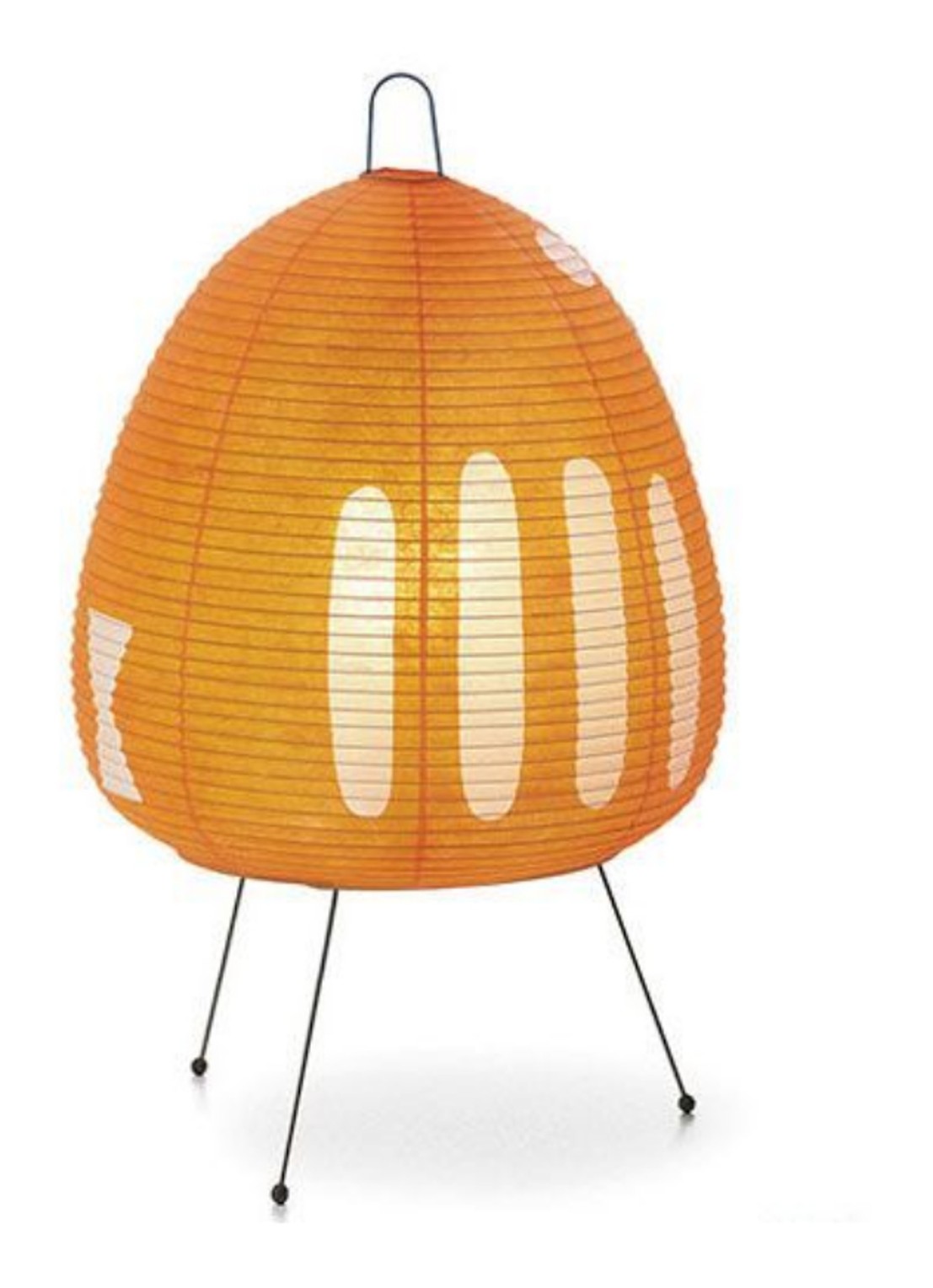 Vitra Akari 1AY tafellamp 43 cm - voorkant donkeroranje