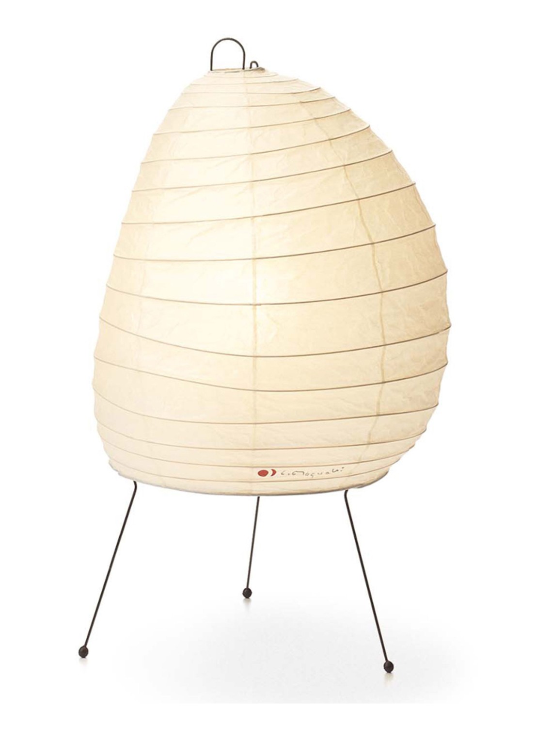 Vitra Akari 1N tafellamp 39 cm  - voorkant gebroken wit