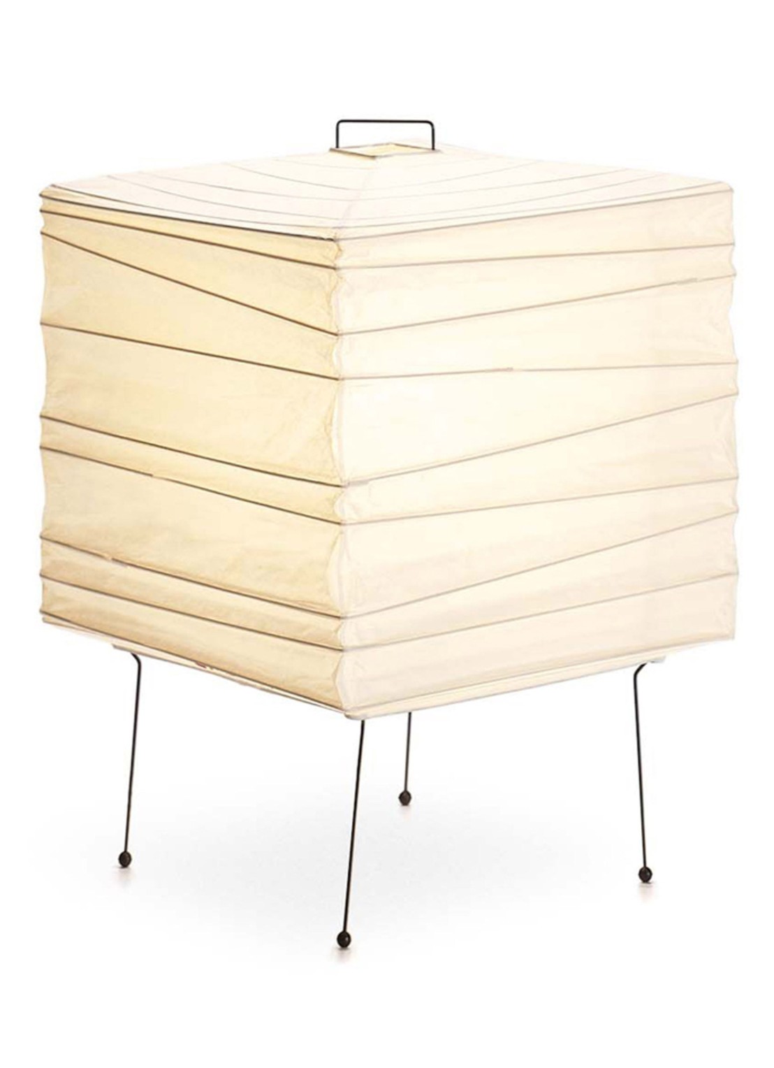 Vitra Akari 3X tafellamp 38 cm - voorkant gebroken wit
