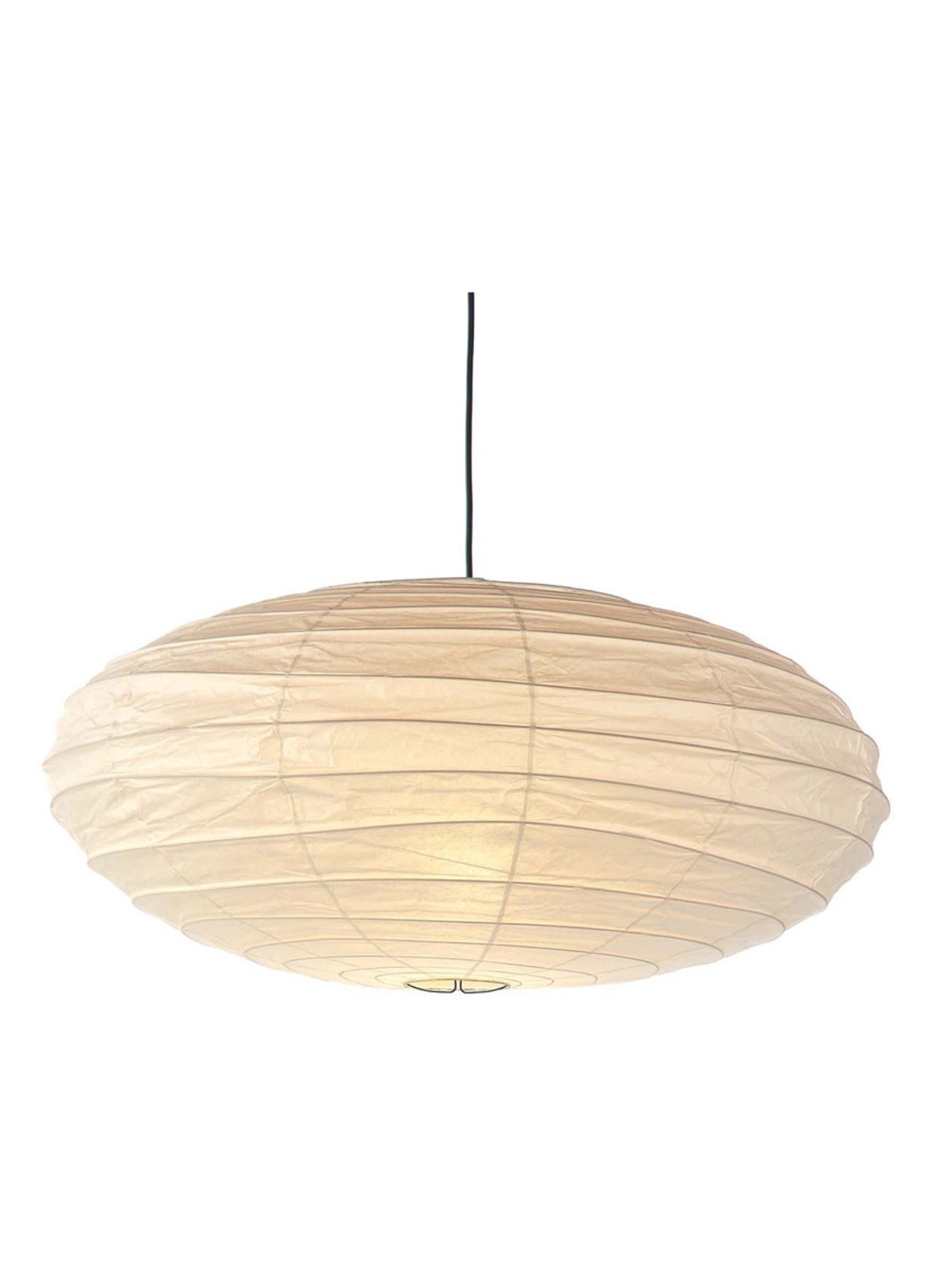 Vitra Akari 50EN hanglamp Ø 50 cm  - voorkant gebroken wit