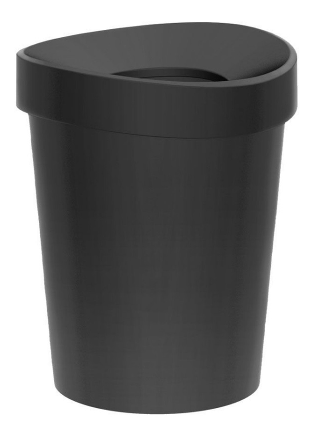 Vitra Happy Bin prullenbak - voorkant zwart