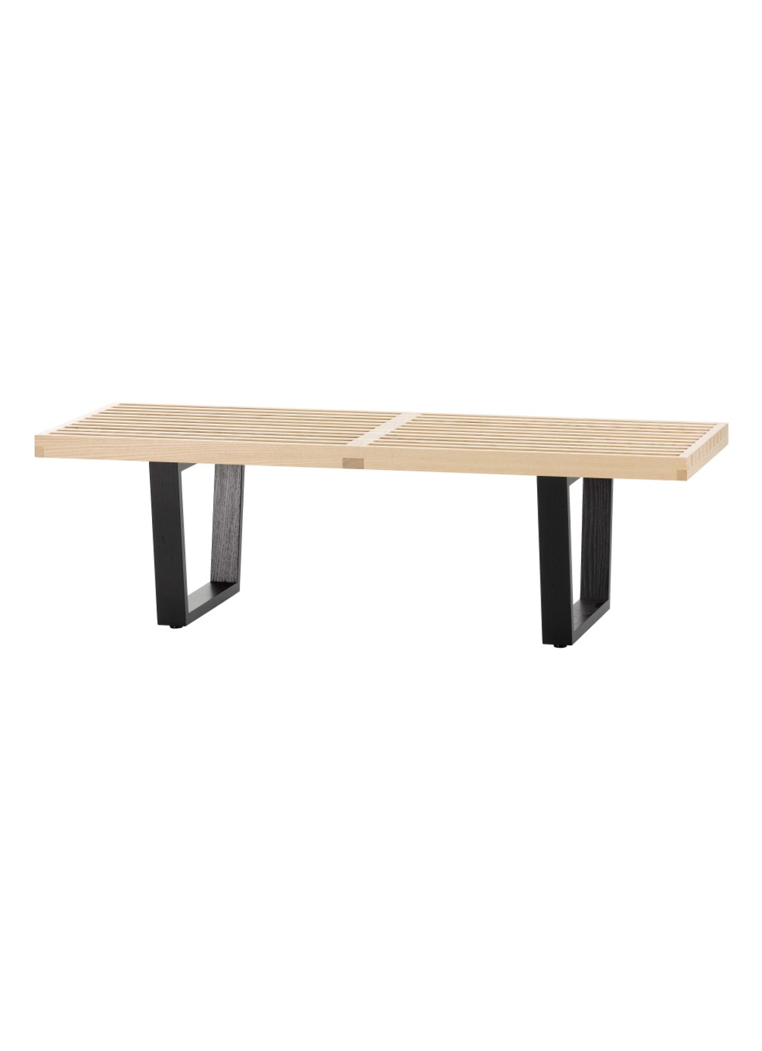 Vitra Nelson Bench salontafel medium - voorkant naturel