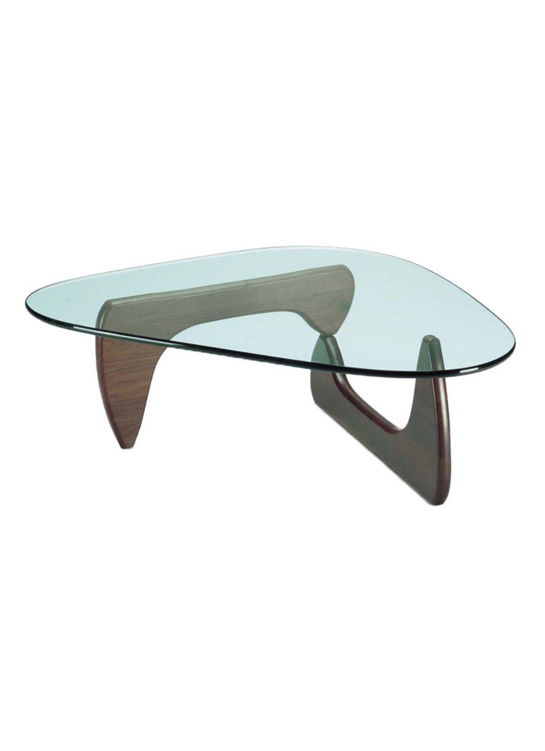 Vitra Noguchi Coffee Table salontafel  - voorkant bruin