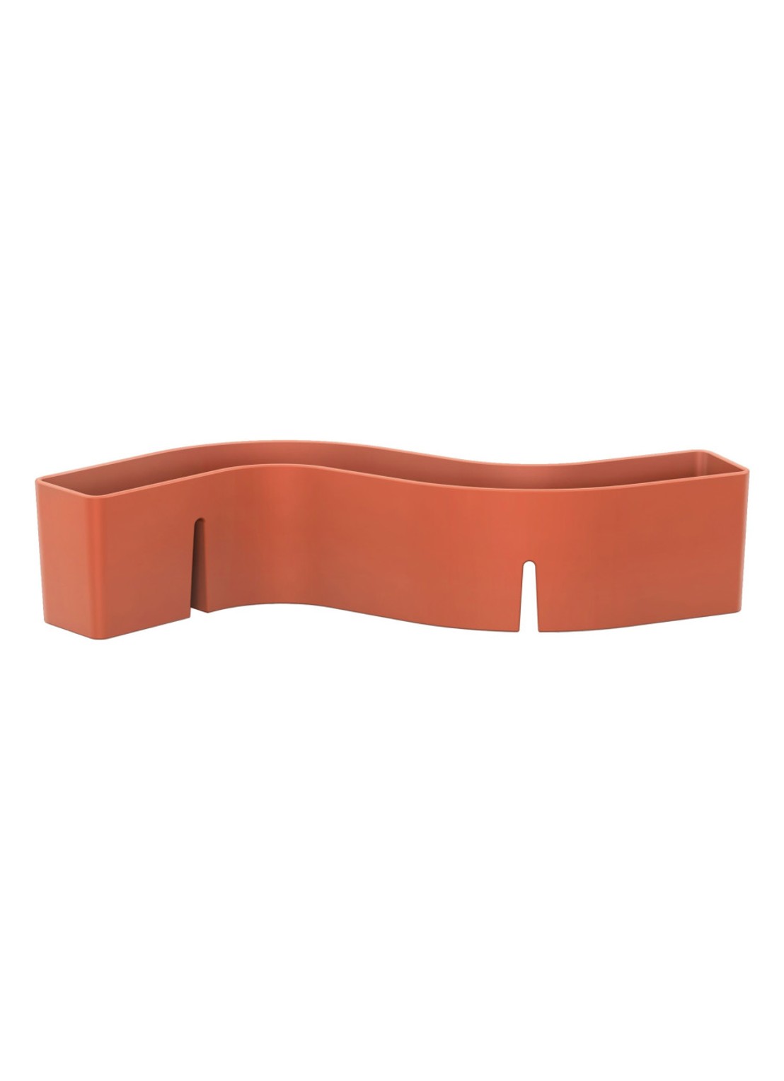 Vitra S-Tidy pennenbakje  - voorkant oranjerood