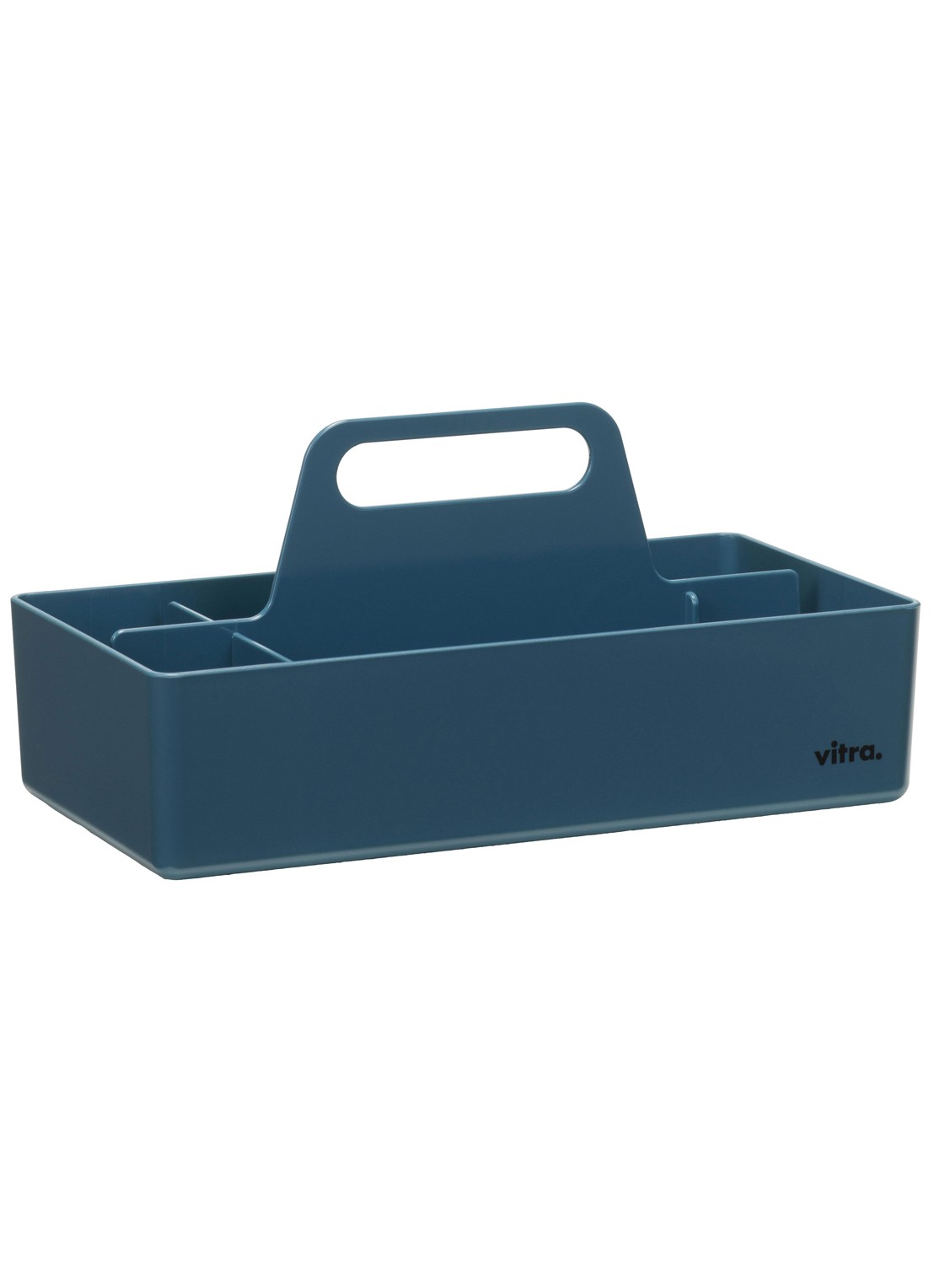 Vitra Toolbox RE opbergdoos 15,6 x 32,7 cm - voorkant blauw